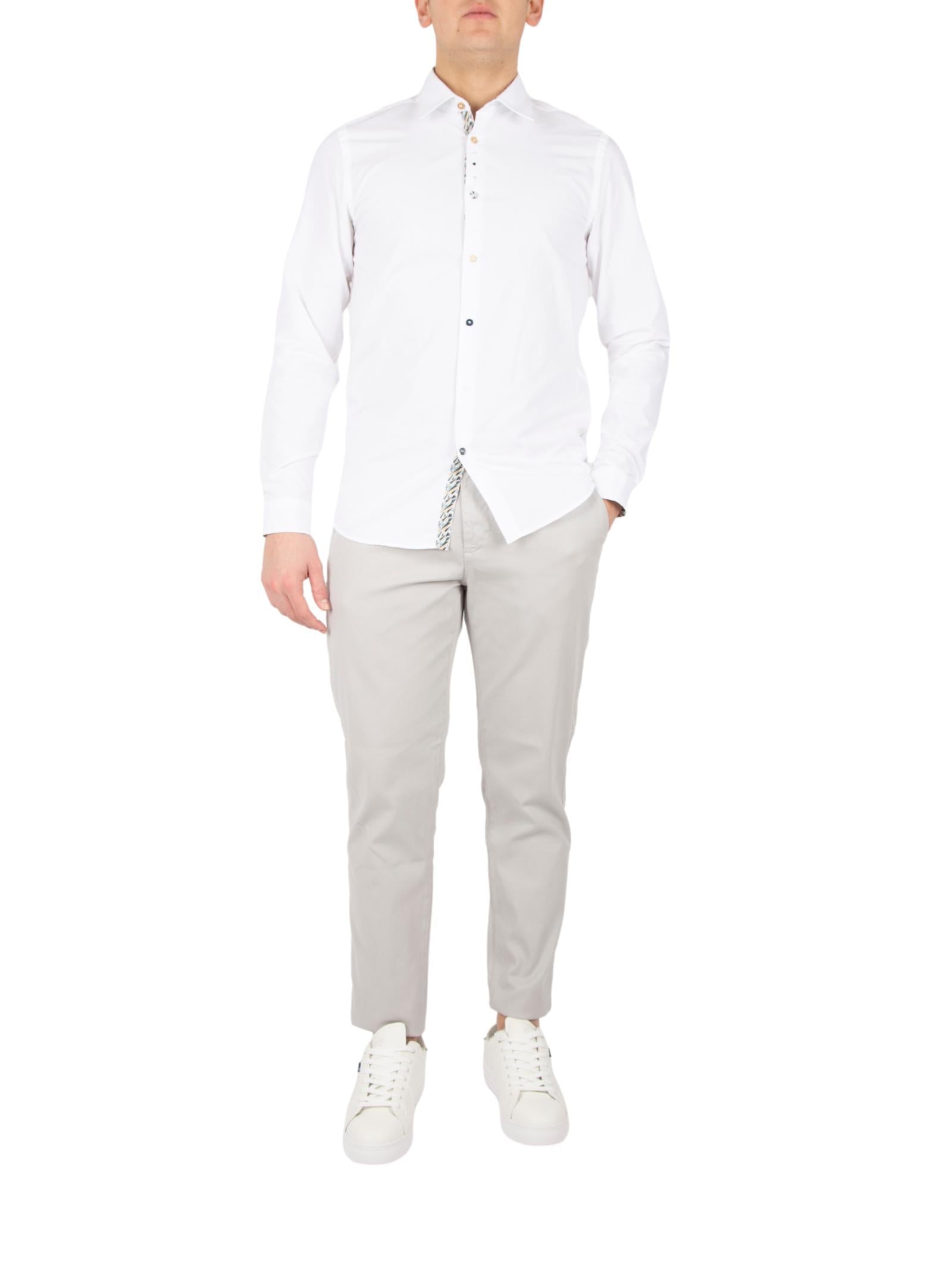 Camicia Seinse Microfantasia Bianca CE1032 BIANCO SEINSE 