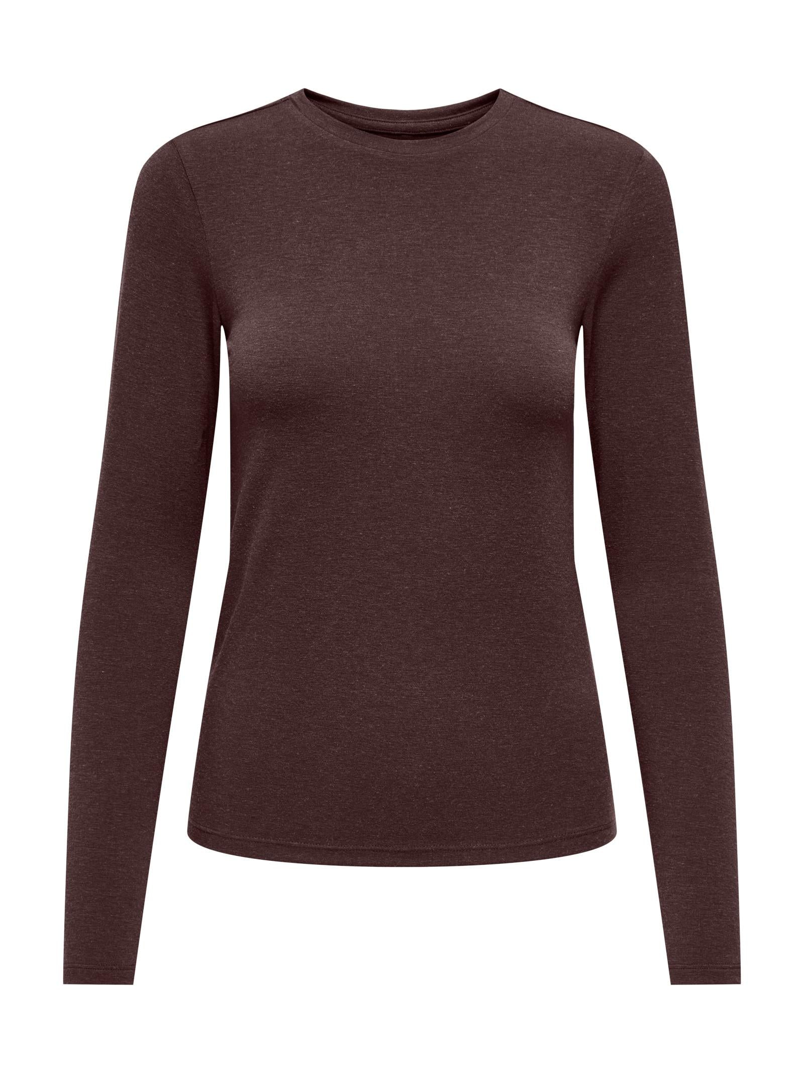 T-shirt Only Sia Marrone girocollo 15333332 /Black Coffee ONLY 