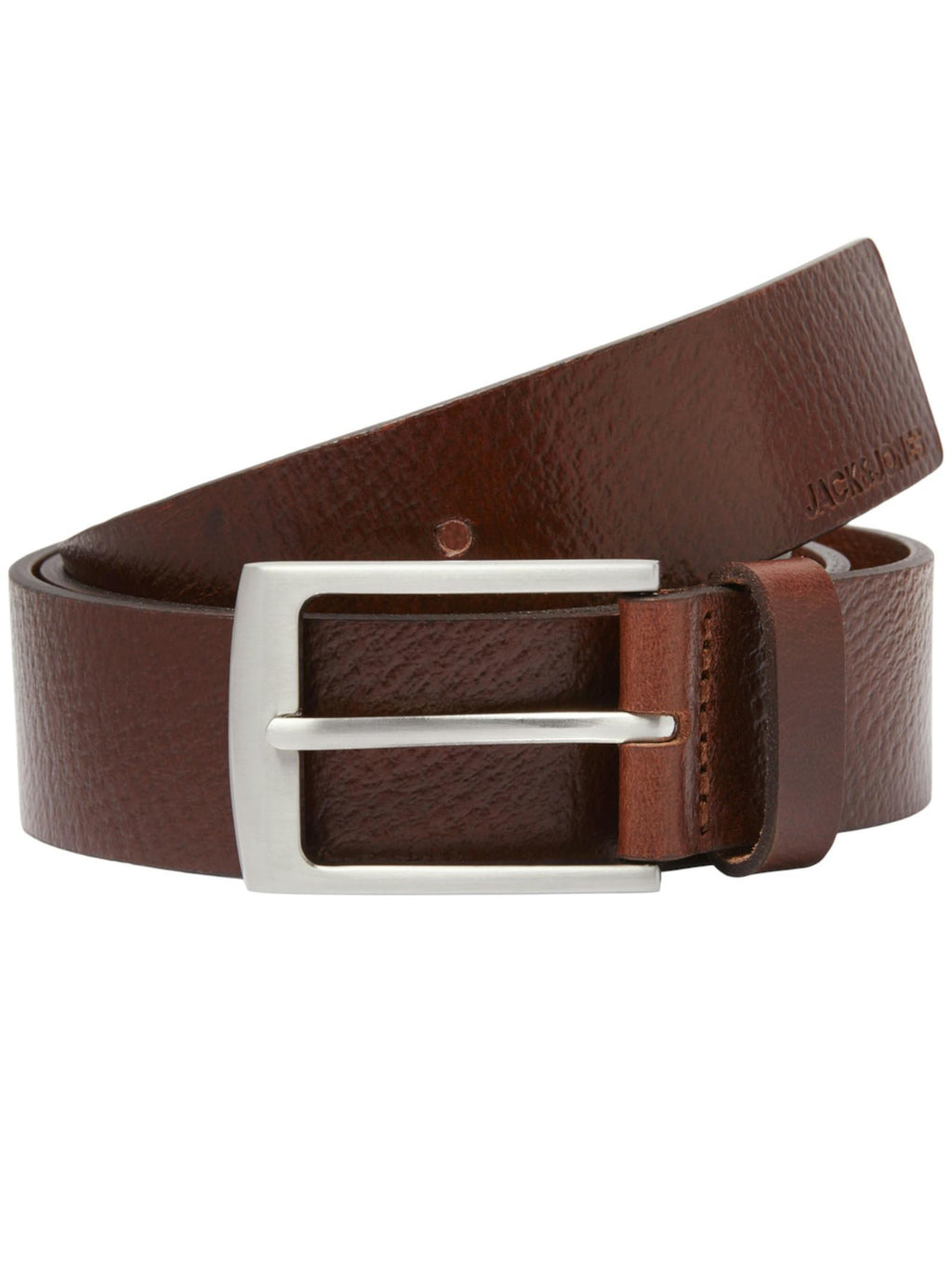 Cintura Jack & Jones Marrone in pelle 12242690 /Brown Stone JACK & JONES 