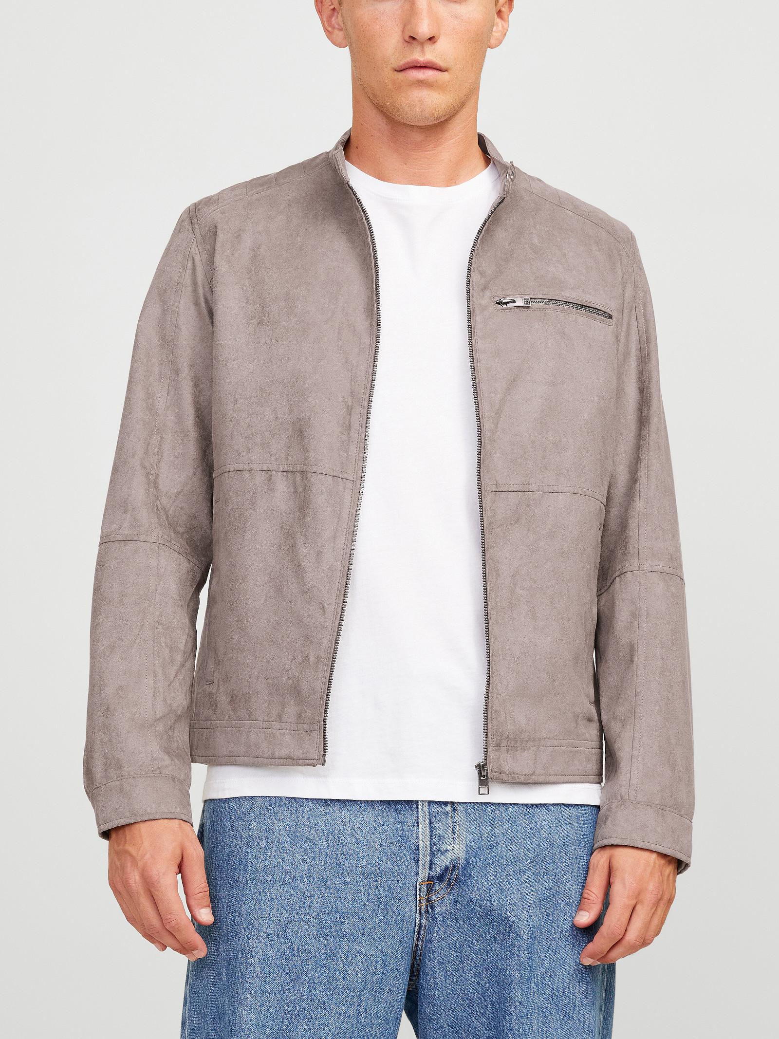 Biker Jack & Jones Dylan Fango in finta pelle 12264806 /Falcon JACK & JONES 