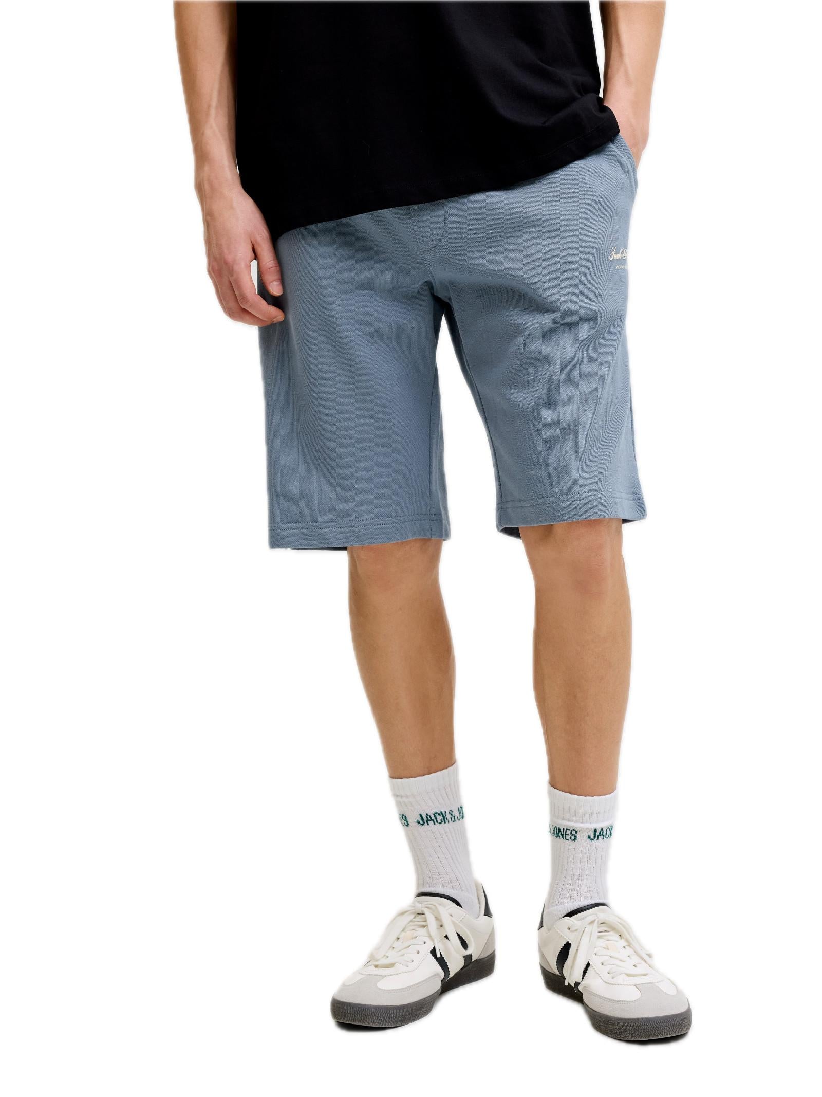 Bermuda Jack & Jones Gordon Petrolio in felpa 12288638 /Blue Mirage JACK & JONES 