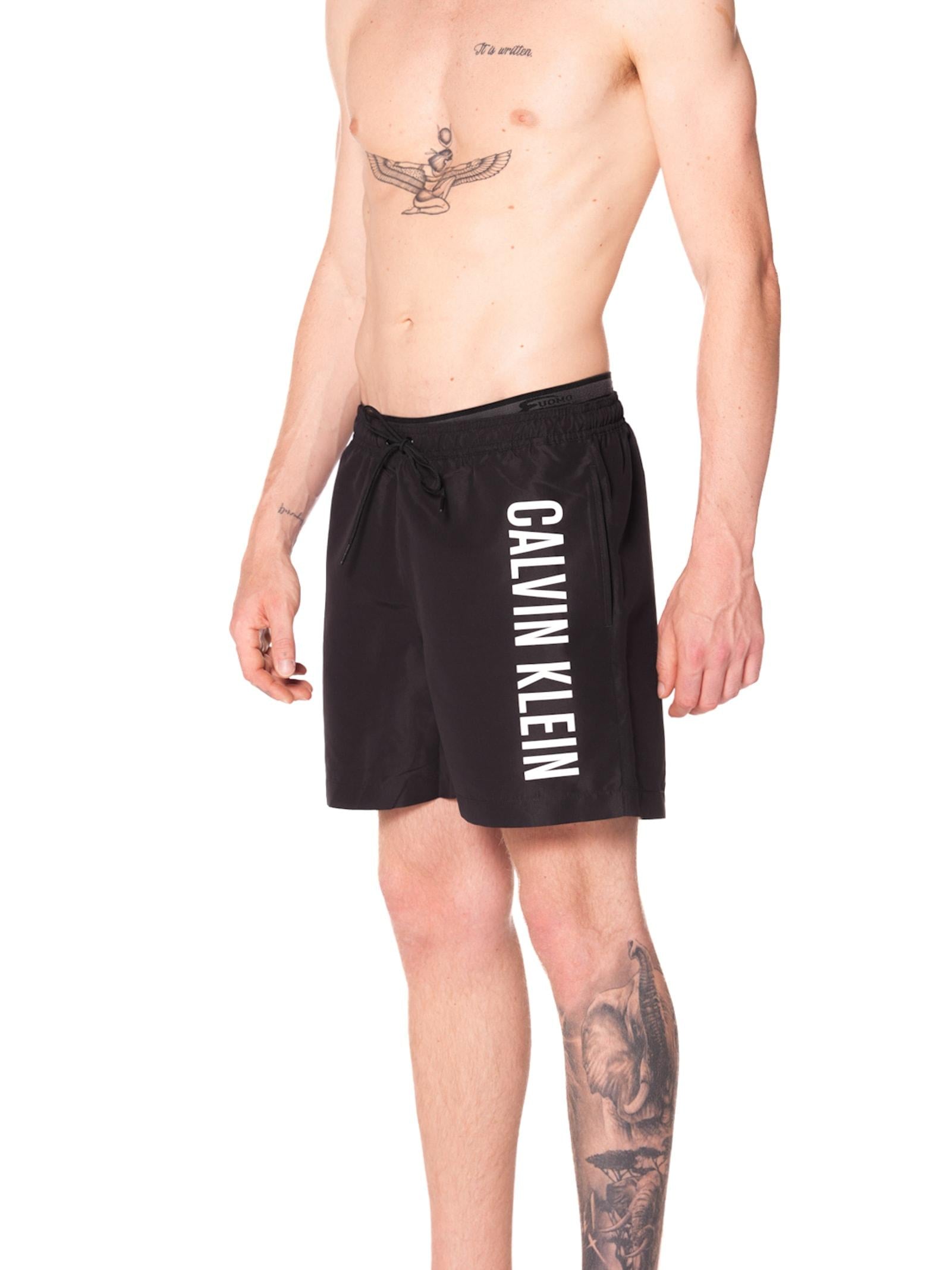 Costume Calvin Klein Drawstring Nero boxer KM01092 BEH CALVIN KLEIN JEANS 