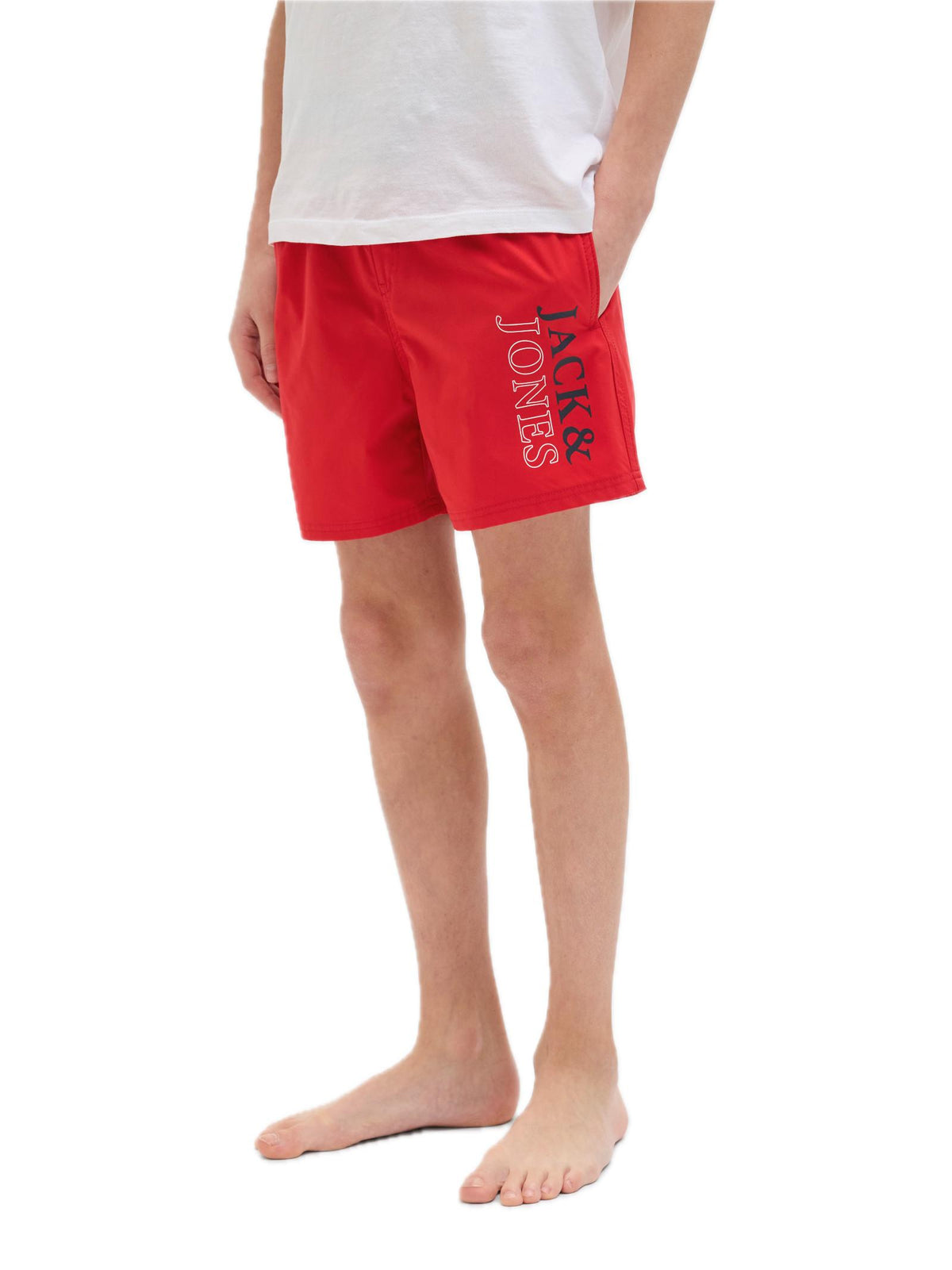 Costume Jack & Jones Logo Rosso 12273841 /True Red JACK & JONES JUNIOR 