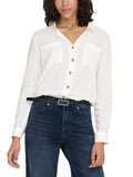Camicia Only Yasmin Bianco con scollo a V 15281677 /Snow White ONLY 