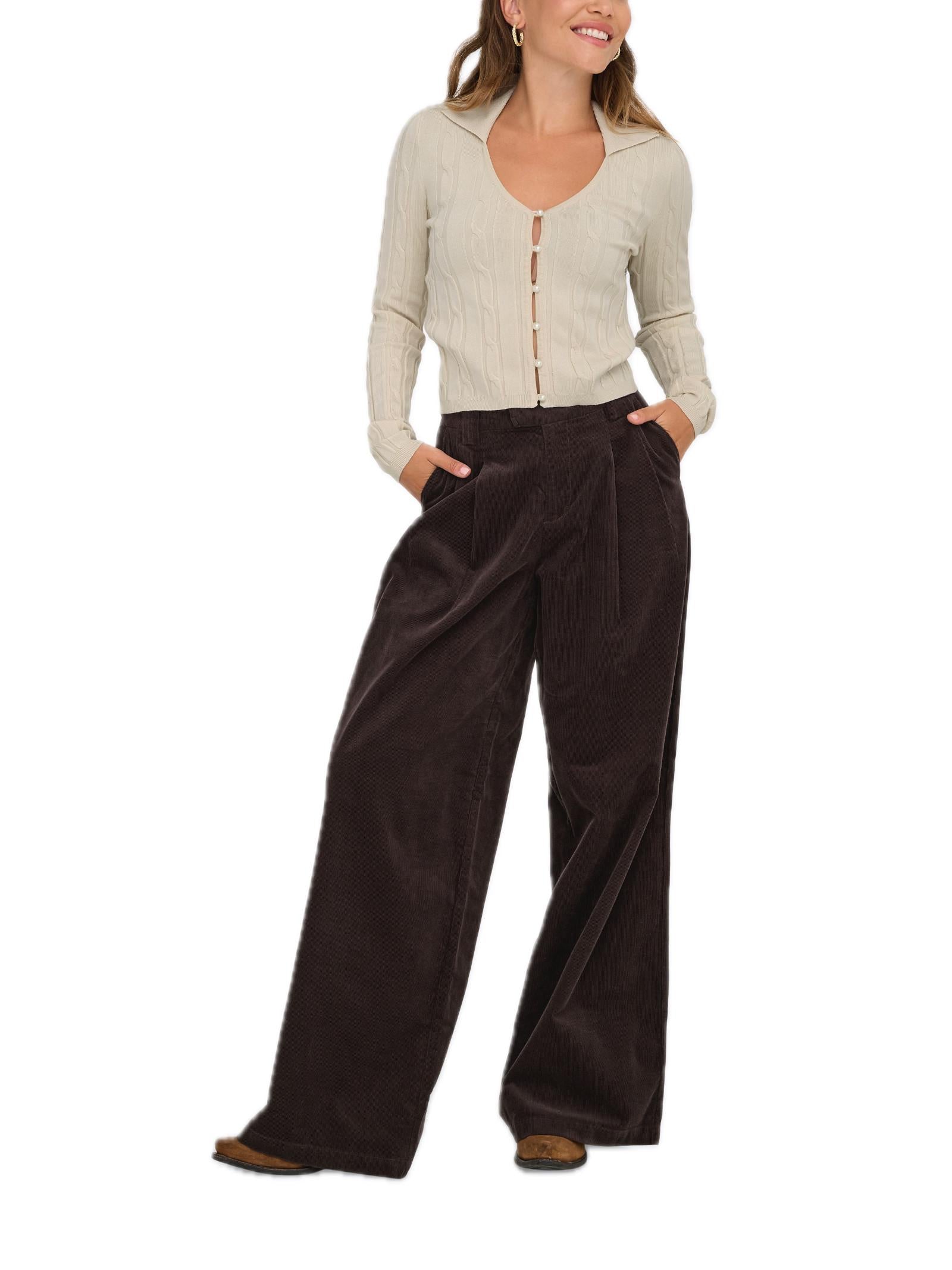 Cardigan Only Meddi Panna in maglia 15352102 /Birch ONLY 