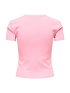 T-shirt Only Kira Rosa stampa 15359963 /Romance Rose ONLY 