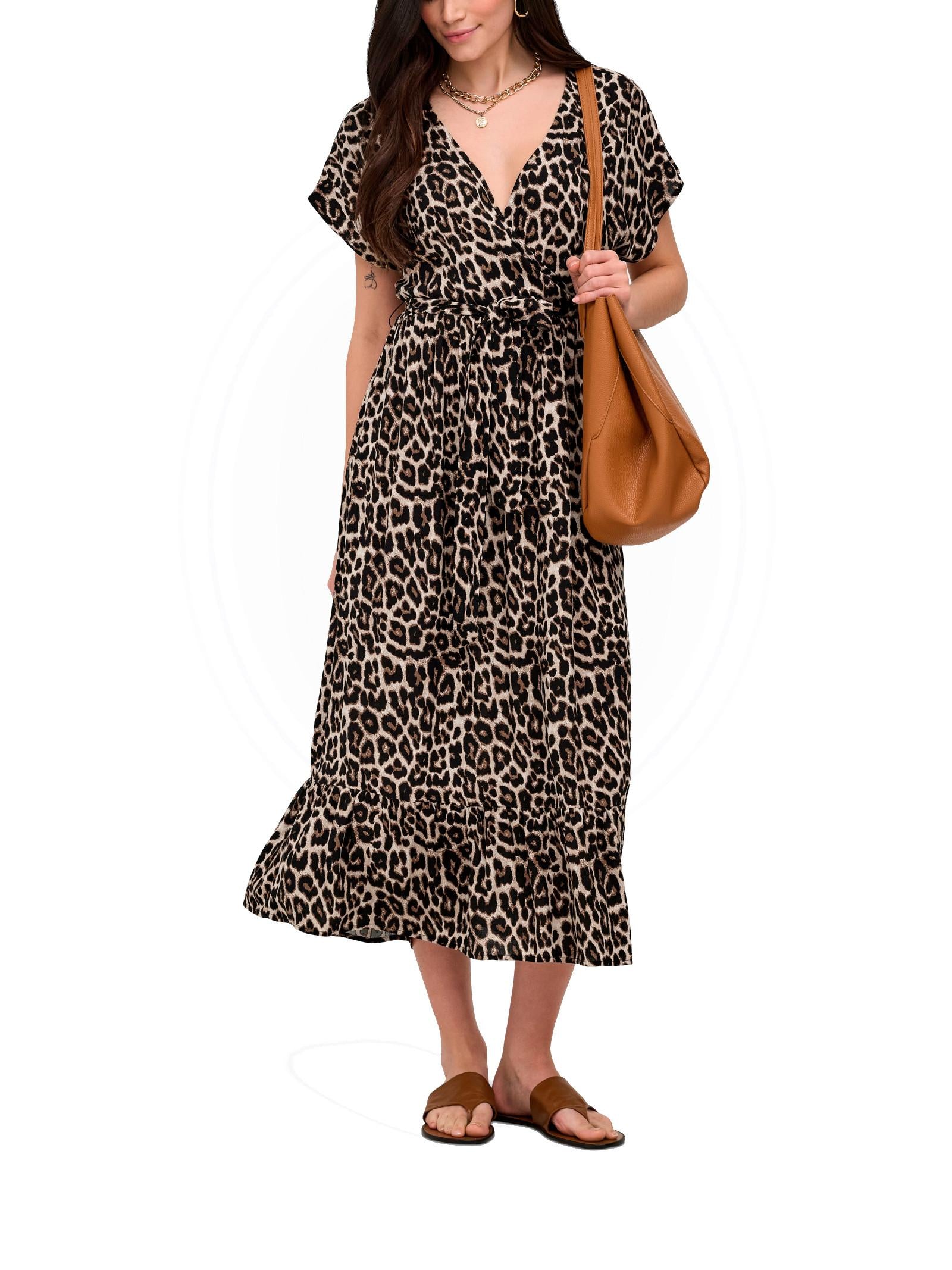 Abito Only Maculato Zilla Fantasia 15357778 /Timber Wolf ONLY 