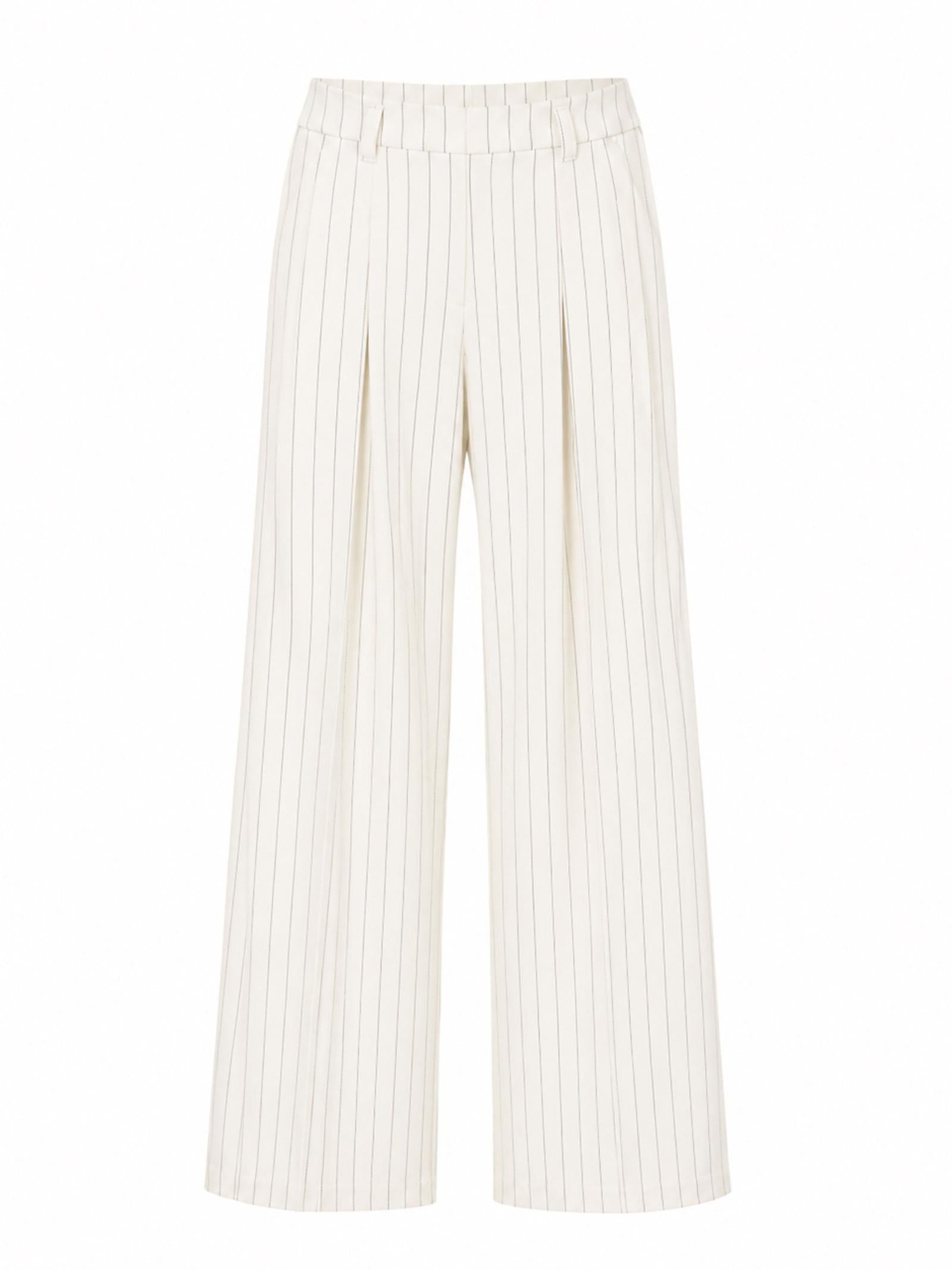 Pantalone Imerial Panna gessato P3ZQLAF PANNA IMPERIAL 
