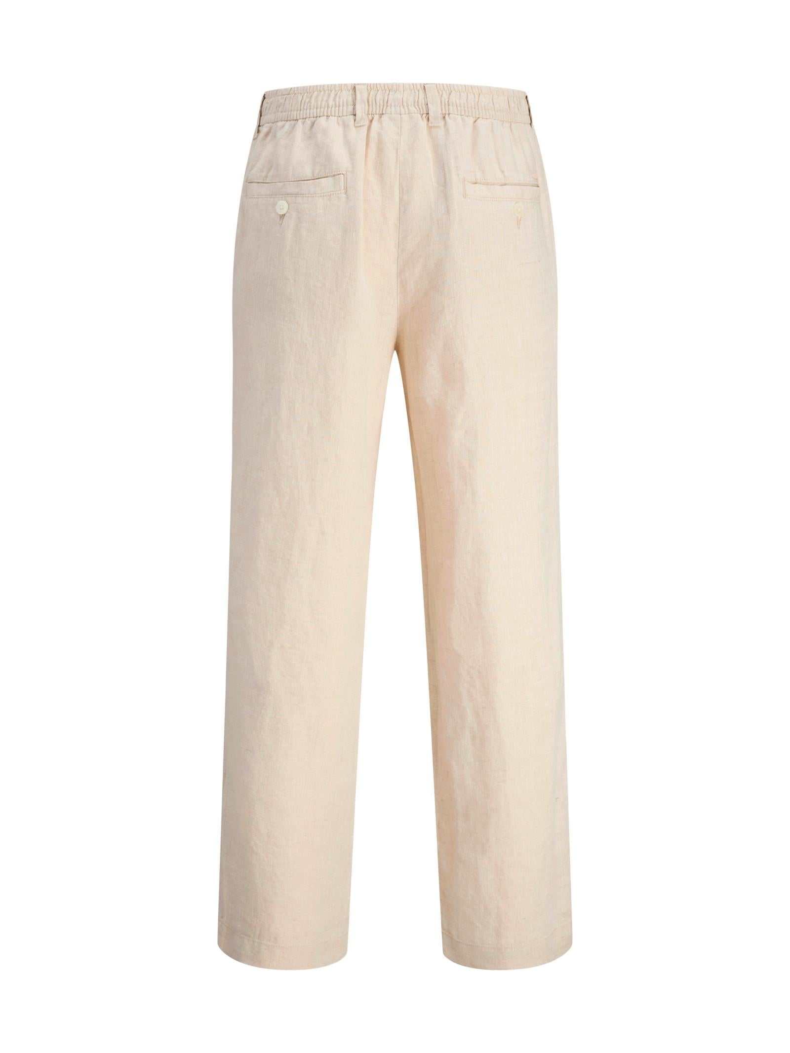 Chino Jack & Jones Lawrence Beige in lino 12253120 /Silver Lining JACK & JONES 