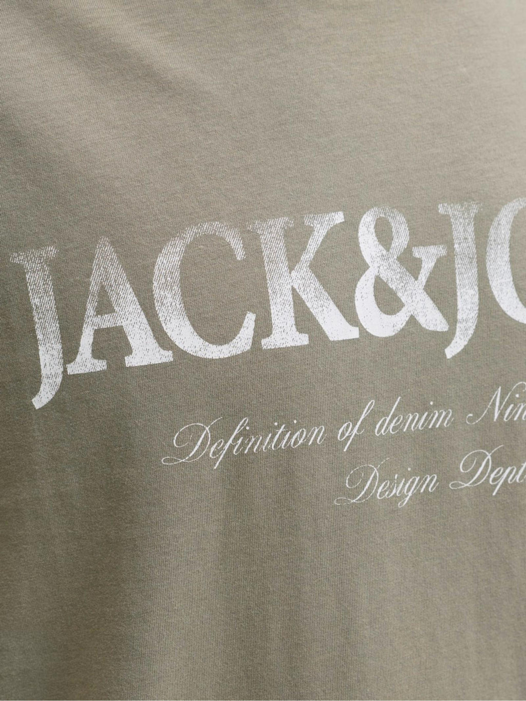 T-shirt Jack & Jones Devin Verde con stampa 12290173 /Vetiver JACK & JONES 