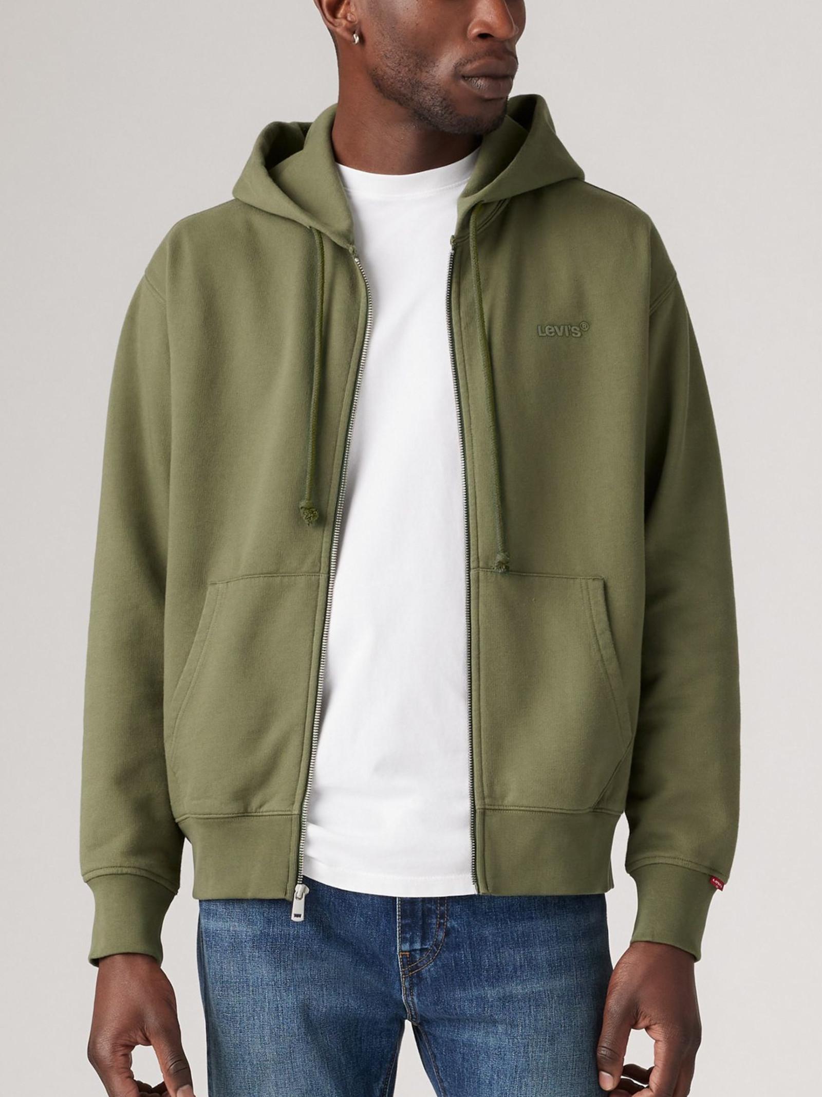 Felpa Levi's®  Autenthic Verde full zip  girocollo A926500 03 LEVI'S® 