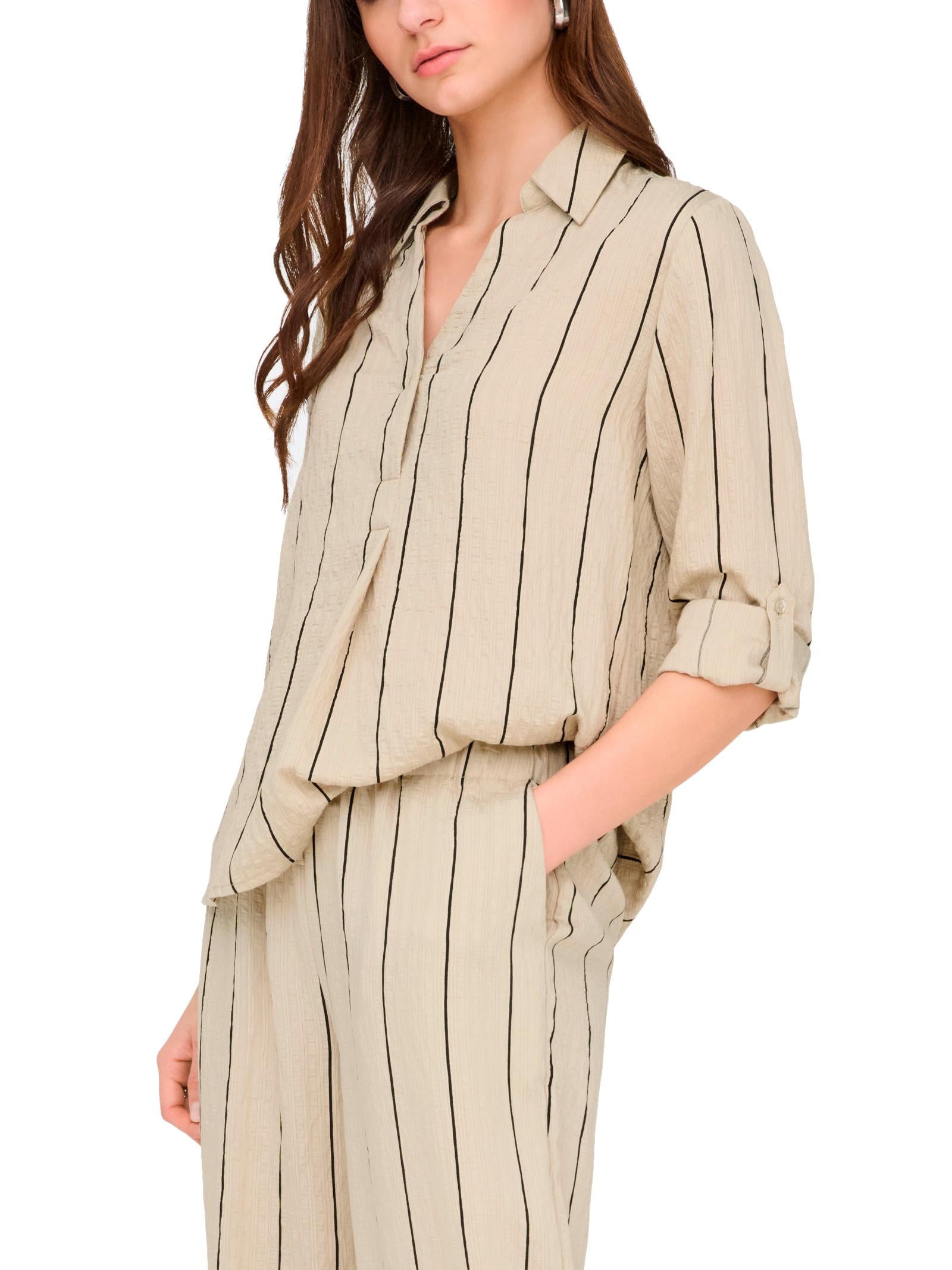 Camicia JDY Yava Nero manica 3/4 15372483 /Eucalyptus JDY 