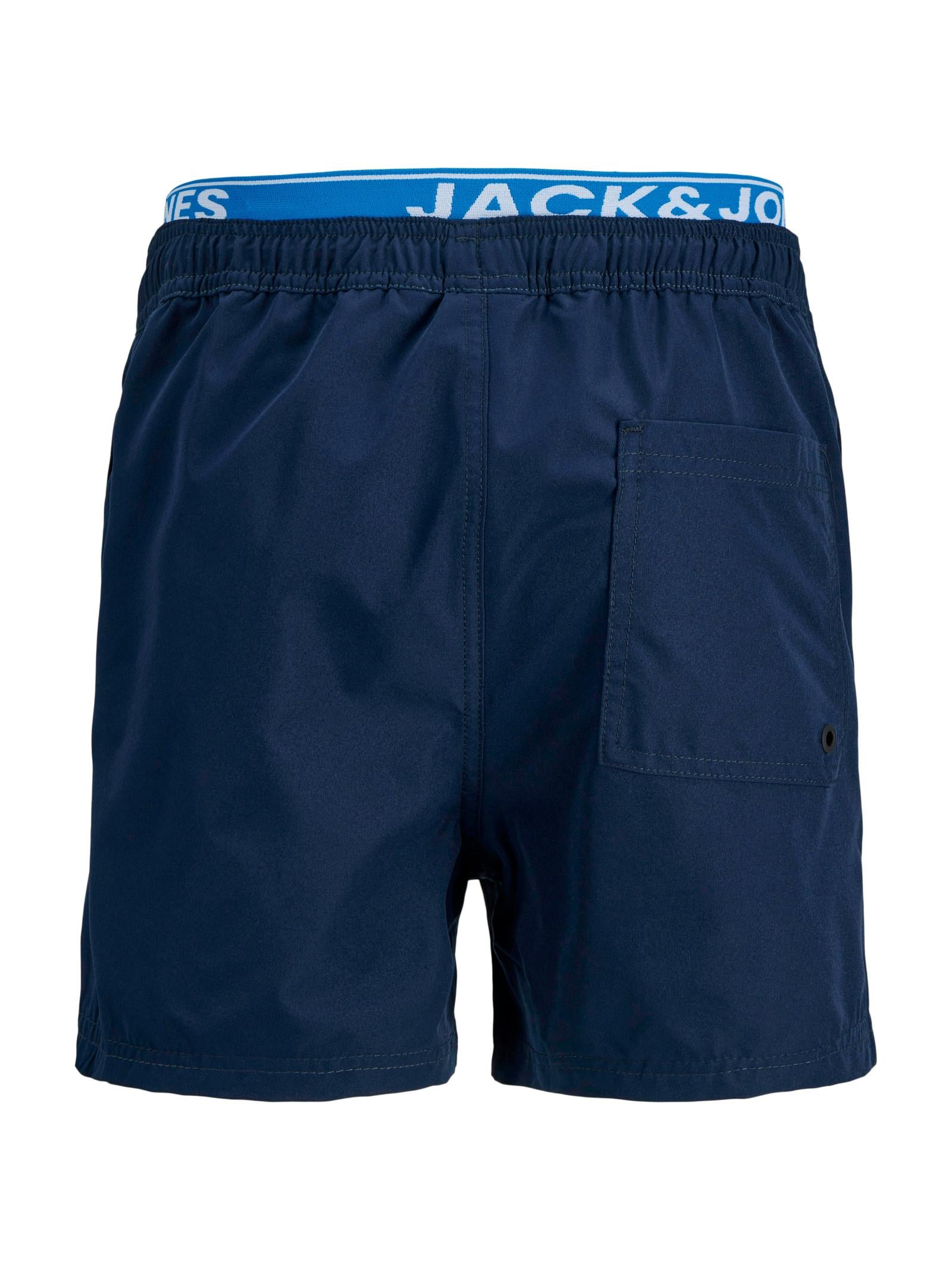 Costume Jack & Jones Maui Arancio da bambino con fascia elasticizzata 12273848 /Navy Blazer JACK & JONES JUNIOR 