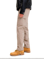 Pantalone Jack & Jones Kane Beige Cargo 12258150 /Crockery JACK & JONES 