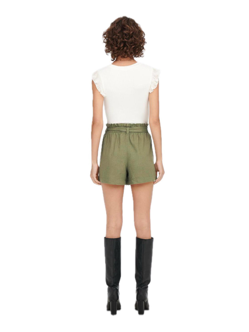 Shorts Jacqueline De Yong Verde Say in lino 15225921 /Kalamata JDY 