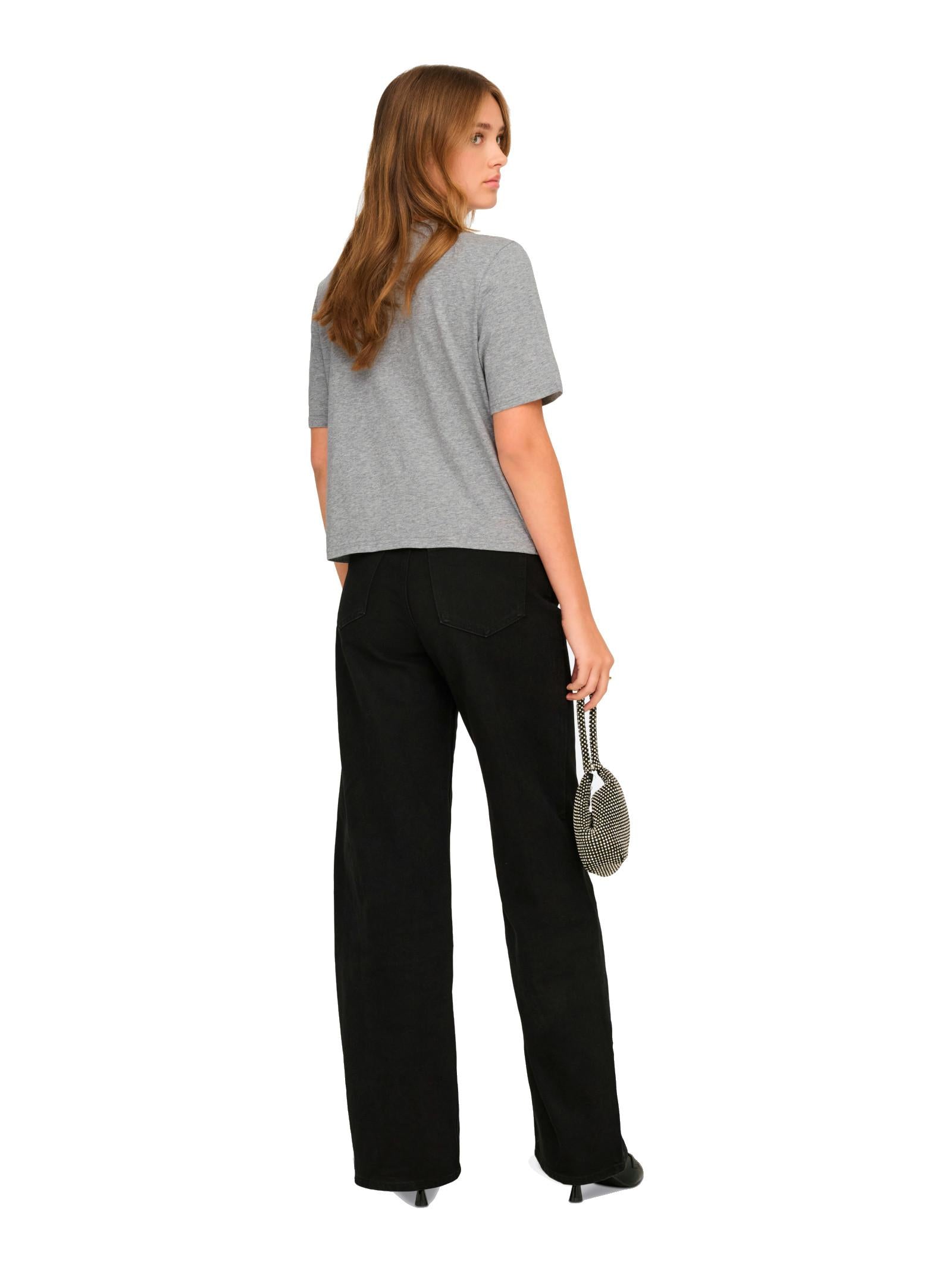 T-shirt Only Alice Grigio Loose 15368936 /Light Grey Melange ONLY 