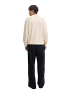 Maglia Jack & Jones Spence Panna girocollo 12279254 /Sea Salt JACK & JONES 
