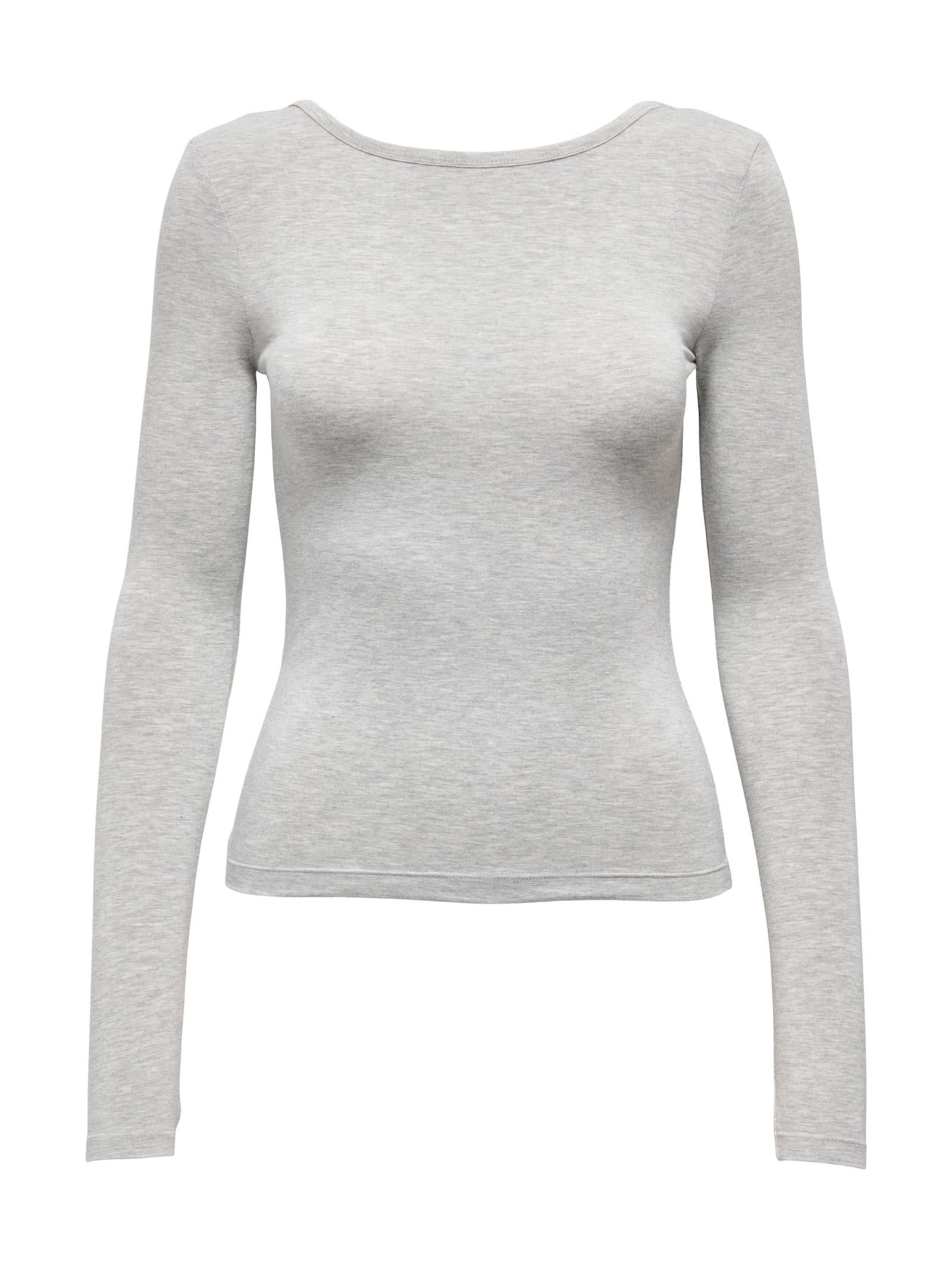 T-shirt JDY Mila Grigio basic 15364517 /Light Grey Melange JDY 