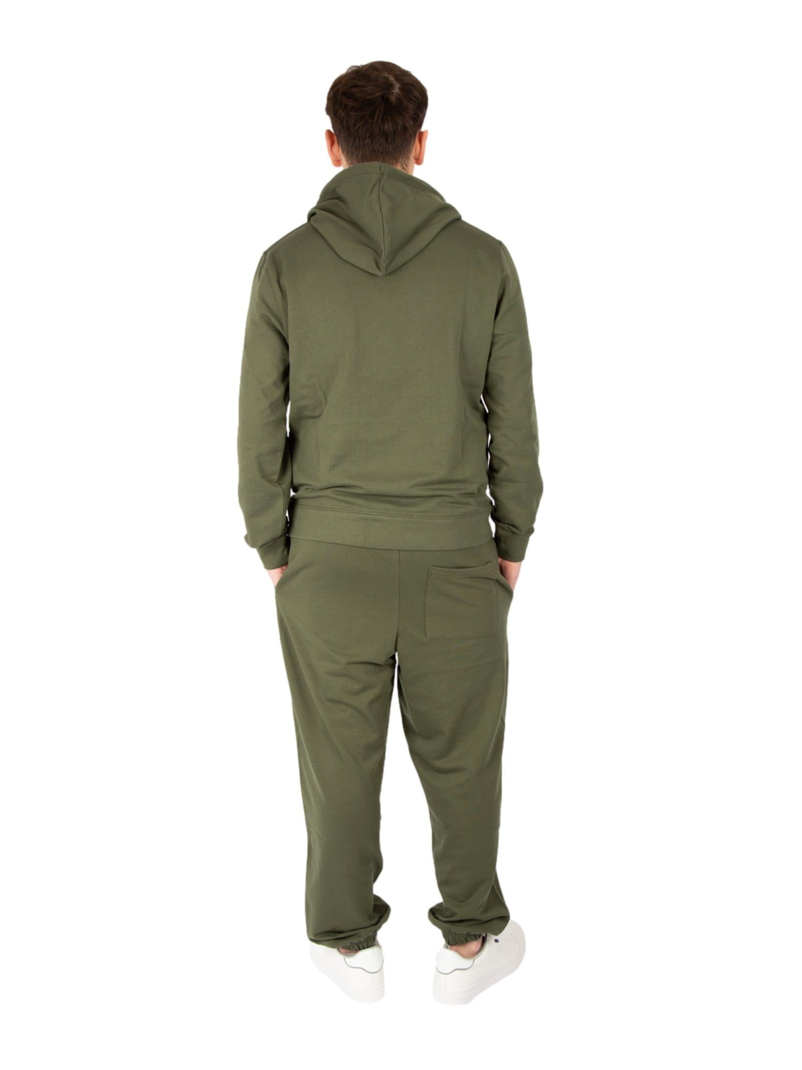 Pantalone Urban Ring Verde basic over in felpa UR812070 VERDE URBAN RING 