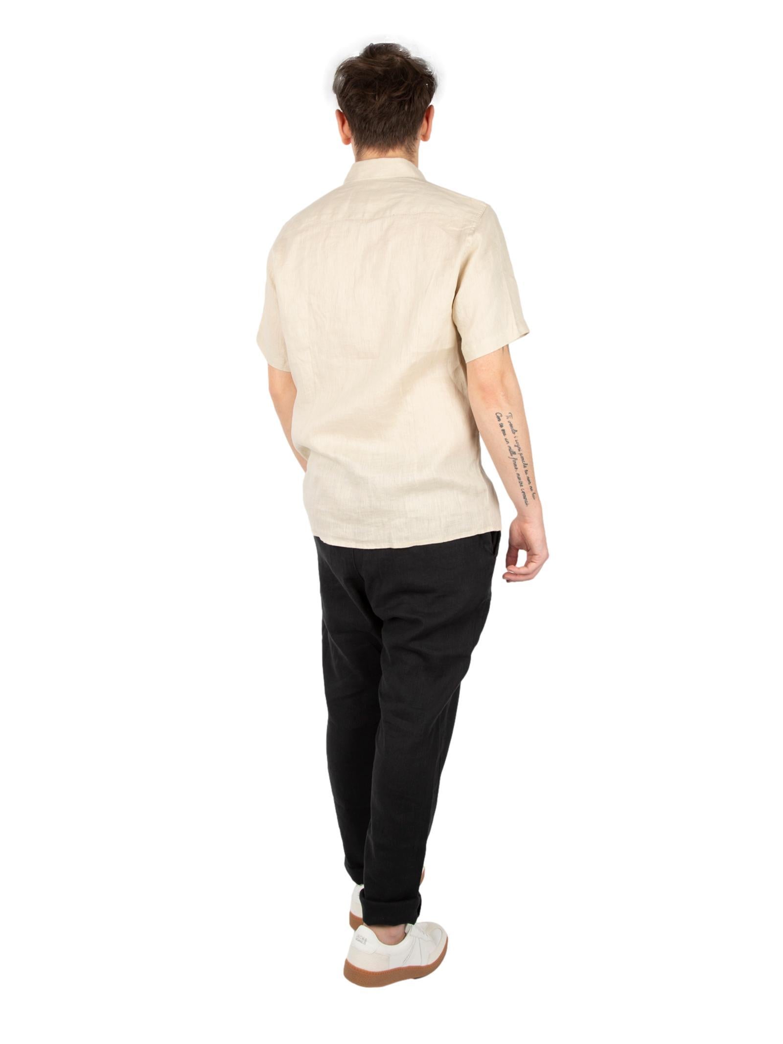 Camicia Seinse Beige manica corta CE988 BEIGE SEINSE 