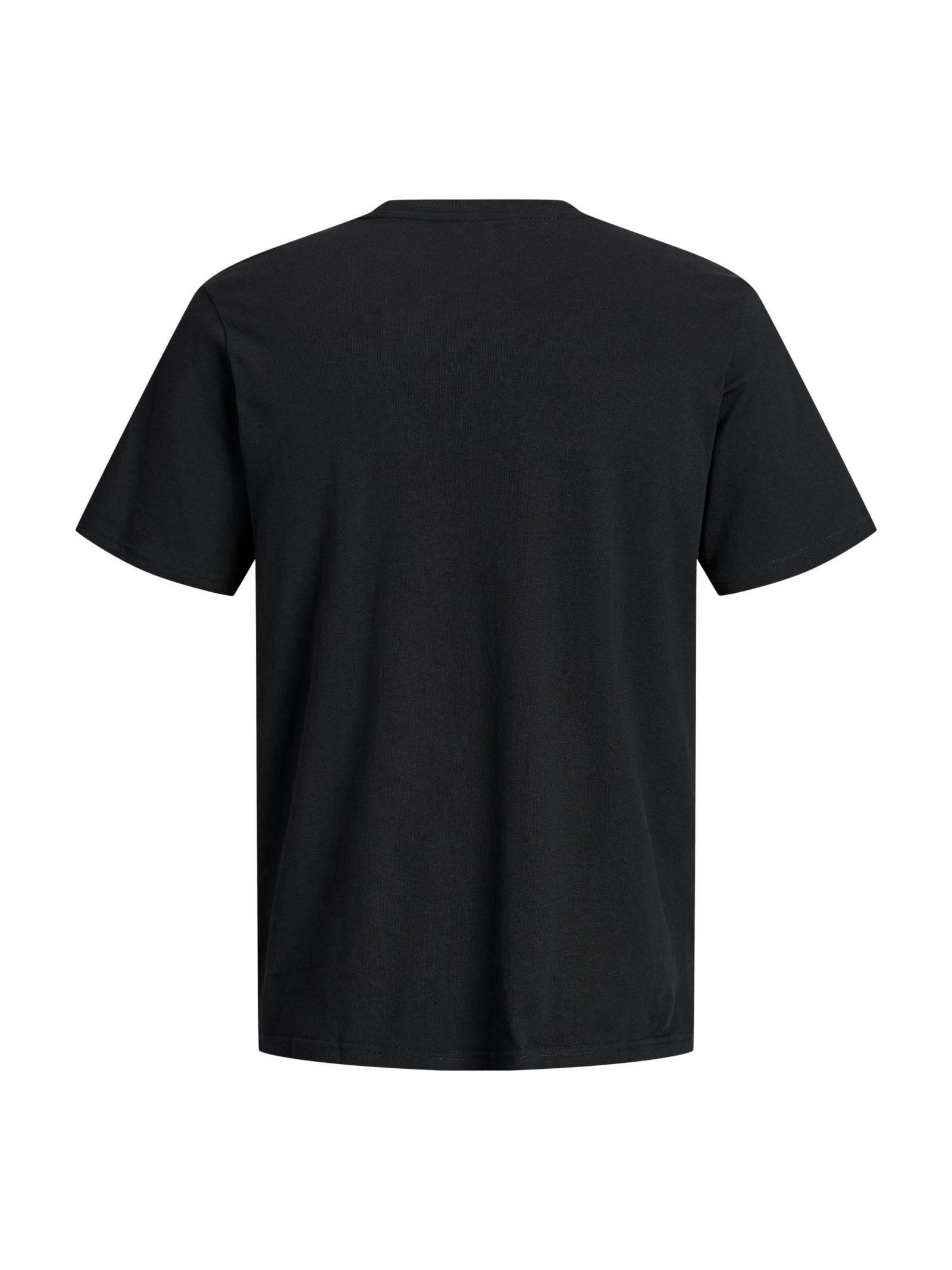 T-shirt Jack & Jones Aero Nera con stampa frontale 12298488 /Black JACK & JONES 