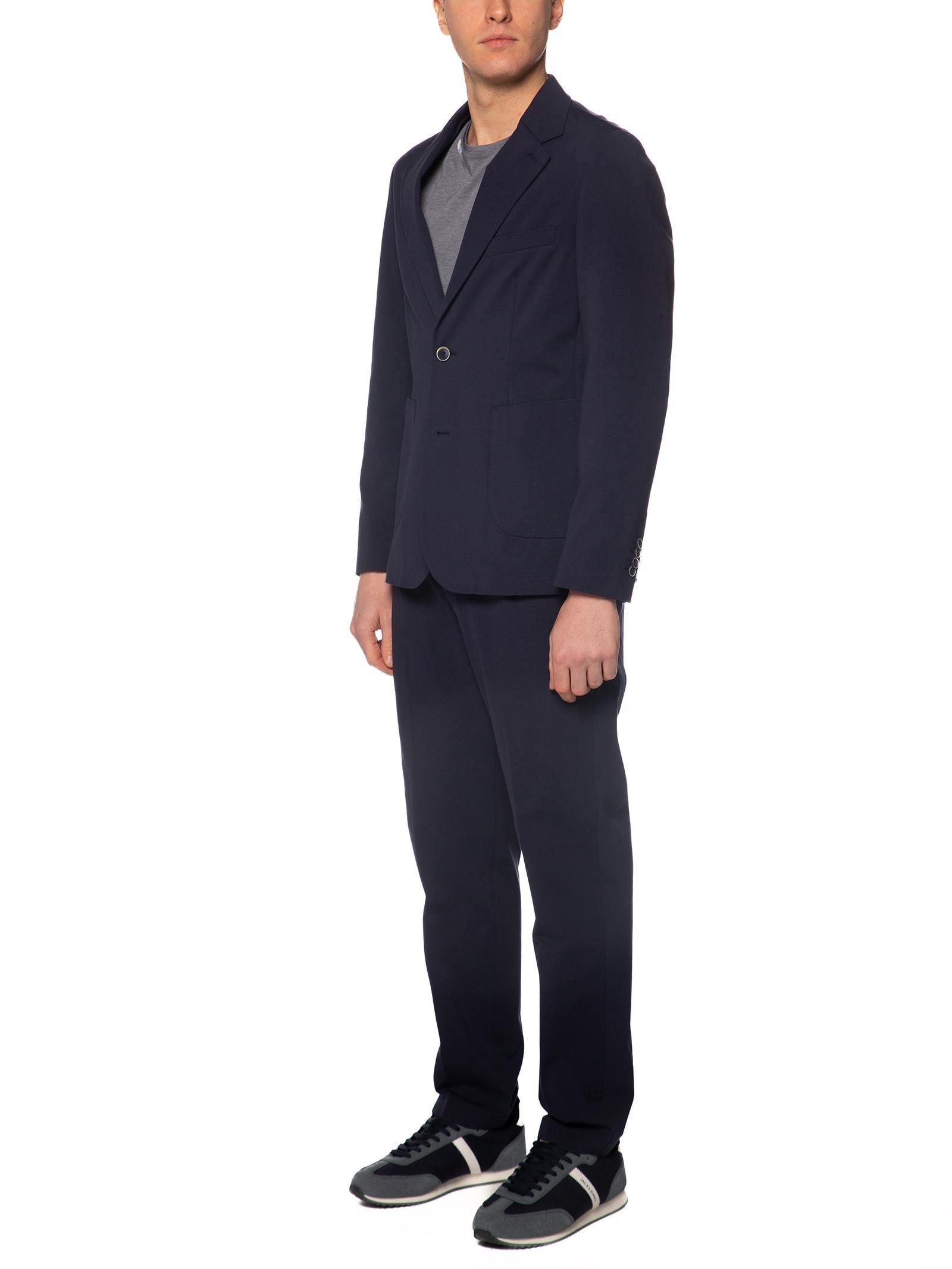 Chino Seinse Blu punto milano con elastico PSE1501 BLU SEINSE 