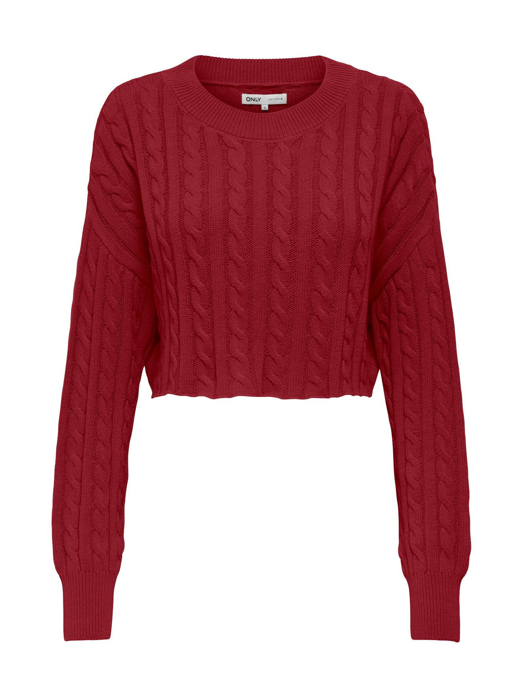 Maglia Only Birtie Bordeaux Cropped 15350742 /Cabernet ONLY 