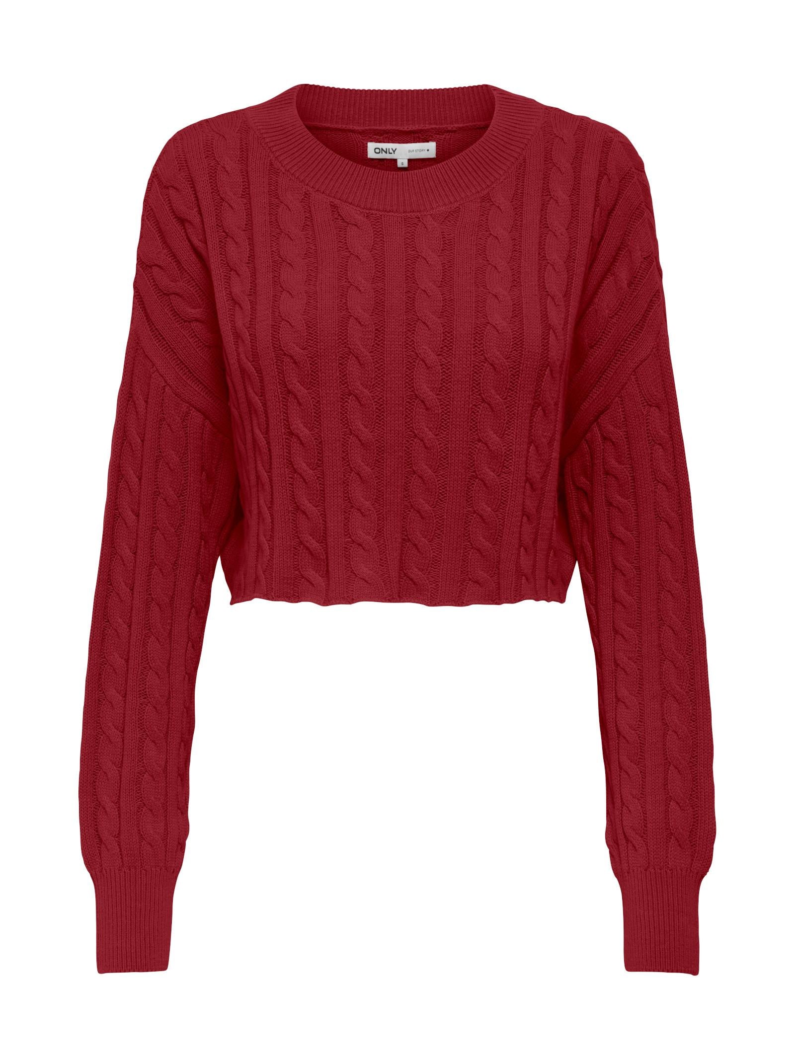 Maglia Only Birtie Bordeaux Cropped 15350742 /Cabernet ONLY 