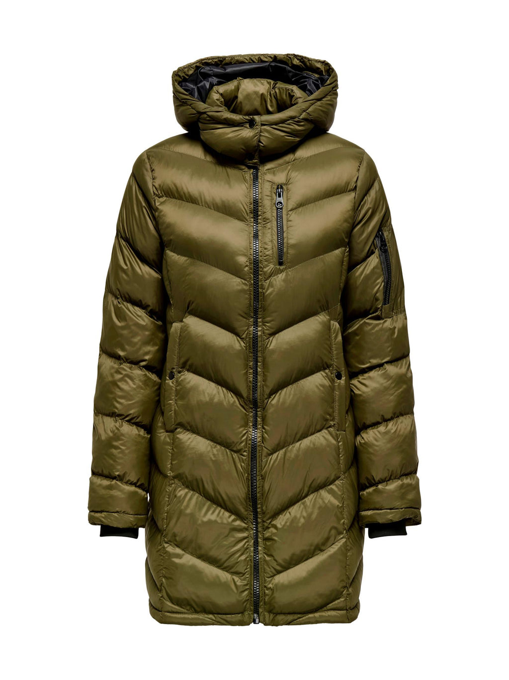 Parka Only Tahia Verde con cappuccio 15348746 /Beech ONLY 