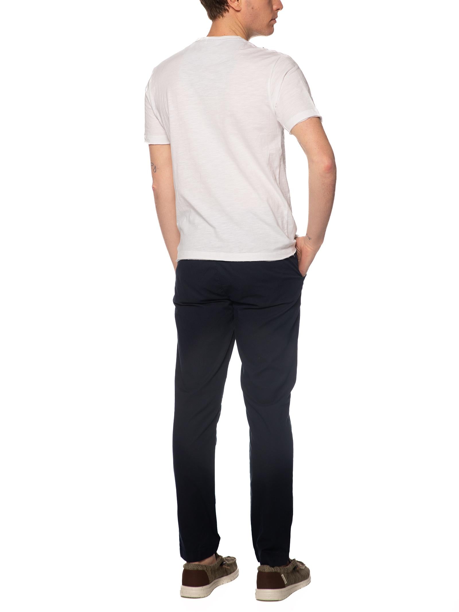 T-shirt Seinse Bianco con taschino fiammata TE3323 BIANCO SEINSE 
