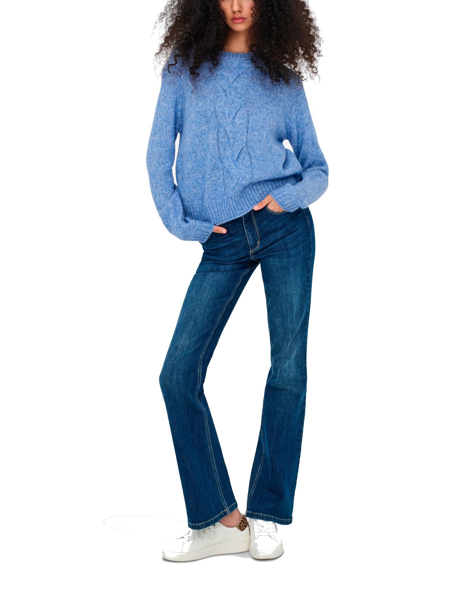 Maglia Jacqueline De Yong Susanna Celeste trecce 15351909 /Ebb And Flow JDY 