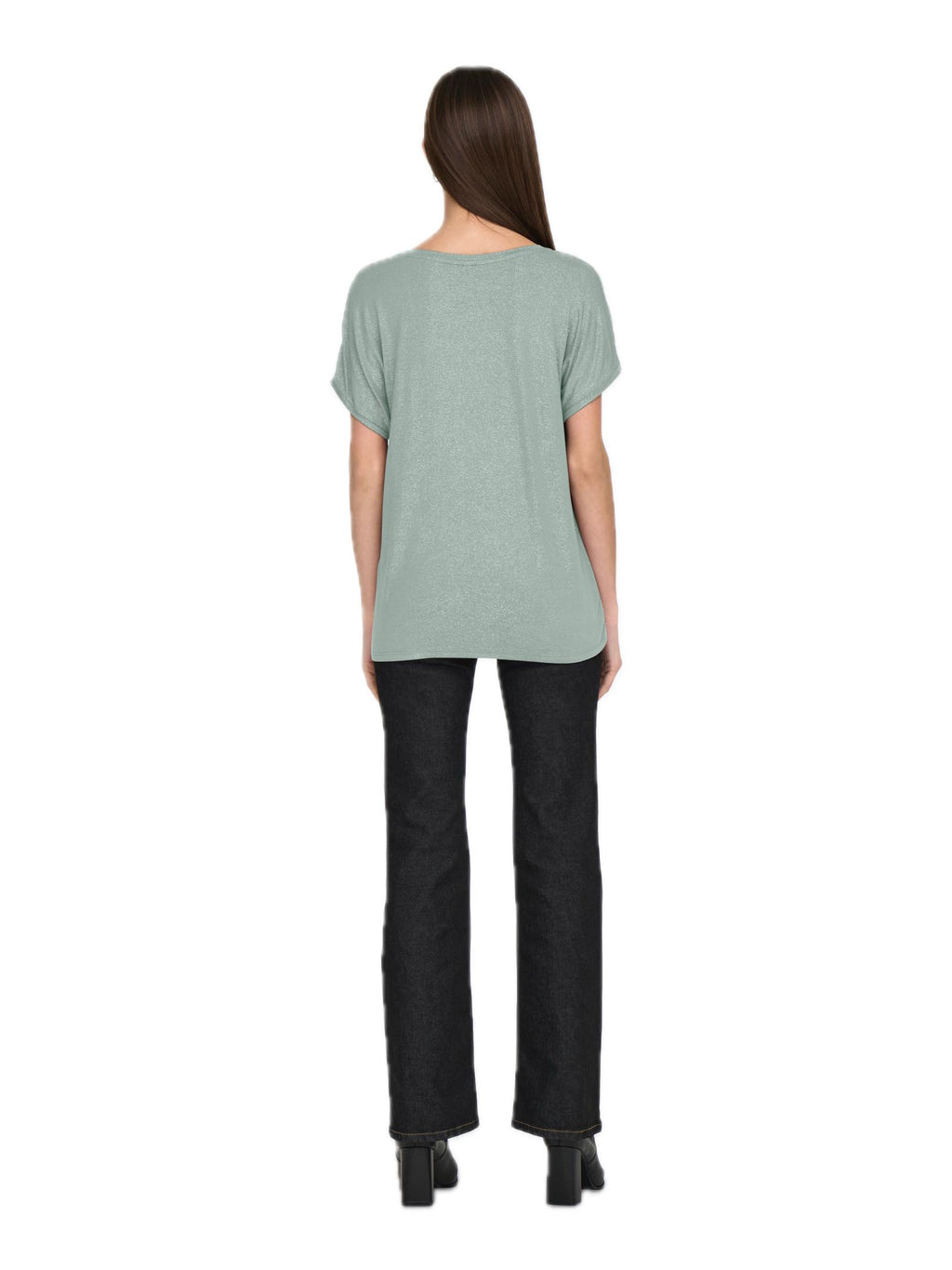 T-shirt Only Verde Carrie con glitter 15315976 /Lily Pad ONLY 