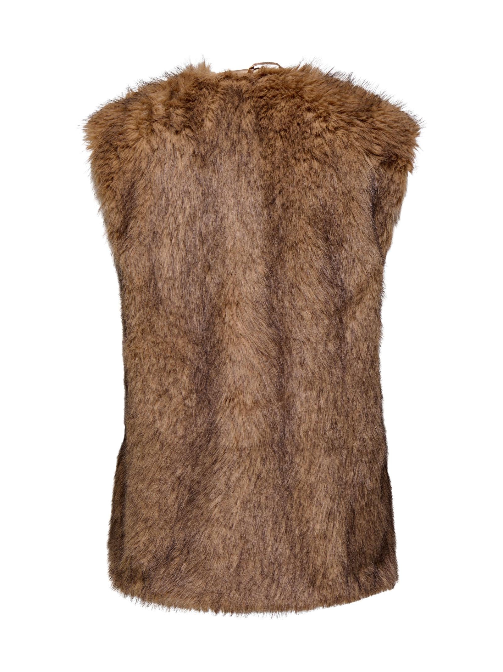 Gilet Only Dawn Nocciola finta pelliccia 15354308 /Tannin ONLY 
