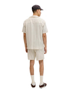 Camicia Jack & Jones Panna Coba a righe 12271060 /Antique White JACK & JONES 