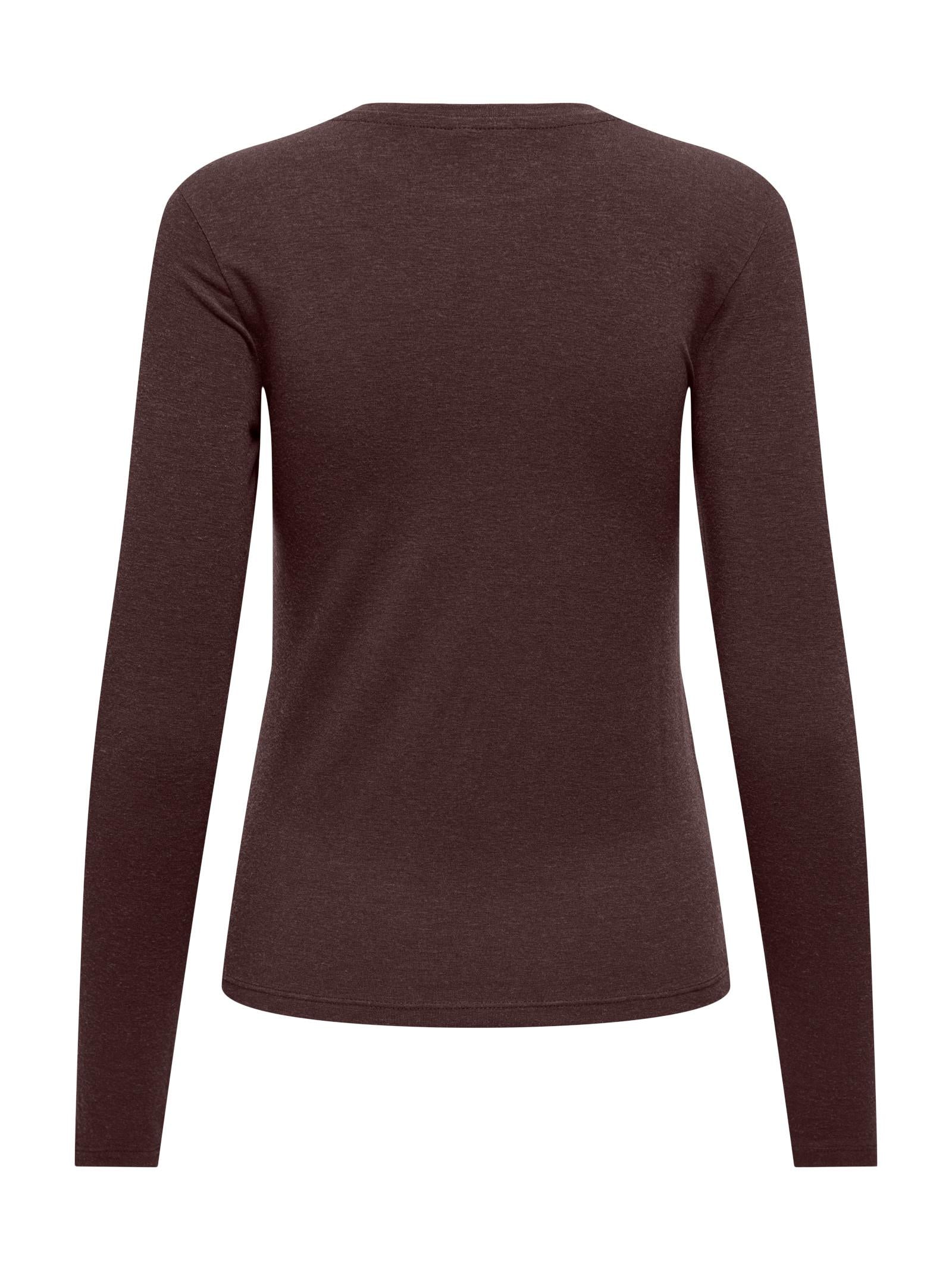 T-shirt Only Sia Marrone girocollo 15333332 /Black Coffee ONLY 