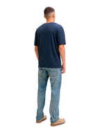 T-shirt Jack & Jones Devin Blu con stampa 12290173 /Navy Blazer JACK & JONES 