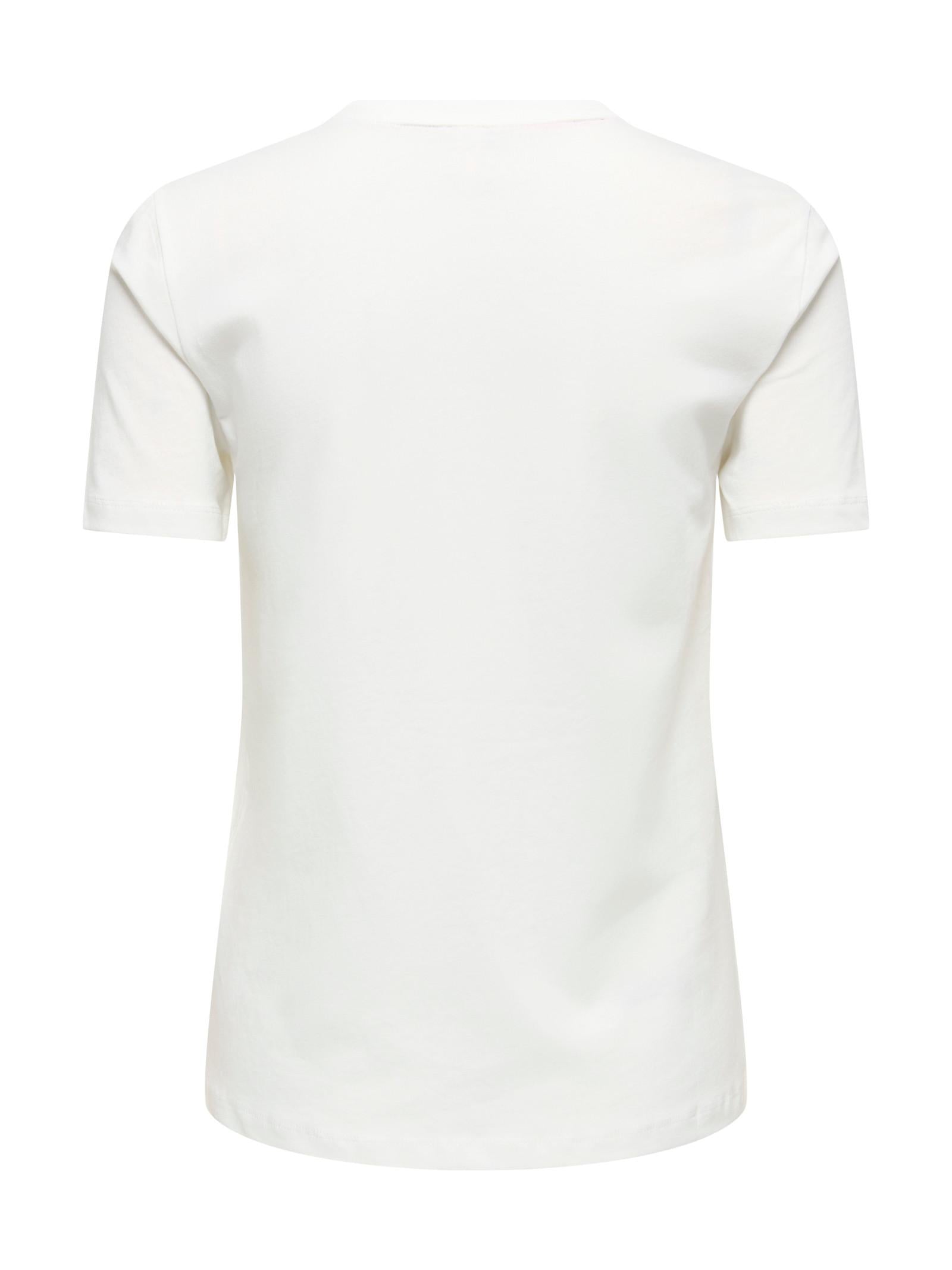 T-shirt Only Baria Bianca con stampa frontale 15353246 /Cloud Dancer ONLY 