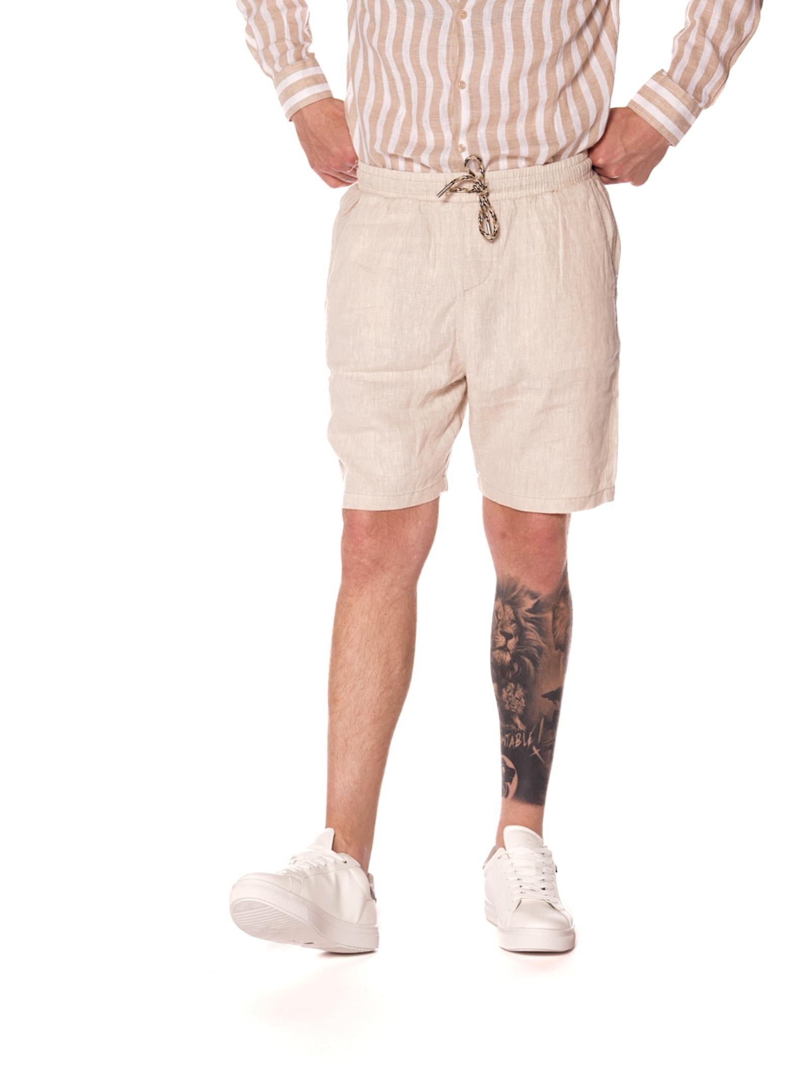 Bermuda Gianni Lupo Sabbia con elastico FJ3269 SAND GIANNI LUPO 