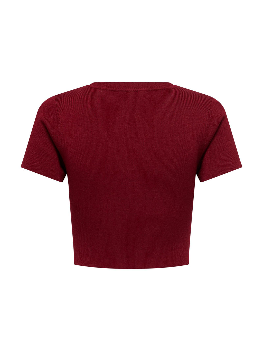 T-shirt JDY Bordeaux Keline cropped 15294790 /Rhubarb JDY 