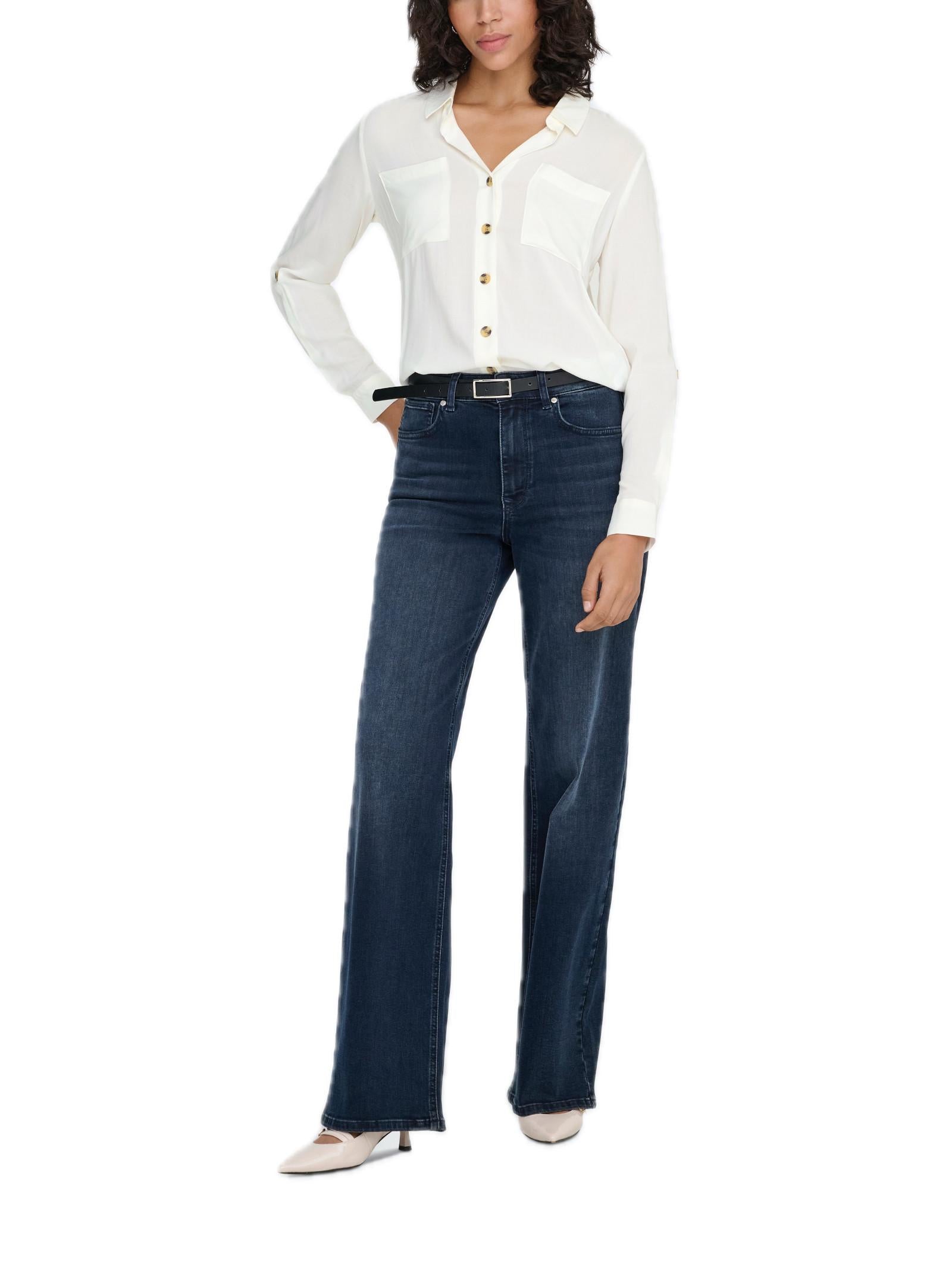 Camicia Only Yasmin Bianco con scollo a V 15281677 /Snow White ONLY 