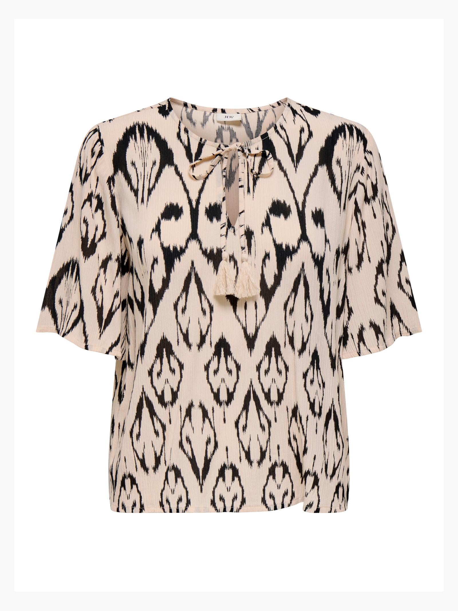 Blusa Jacqueline De Yong Beige Bree stampa 15347254 /Cement JDY 