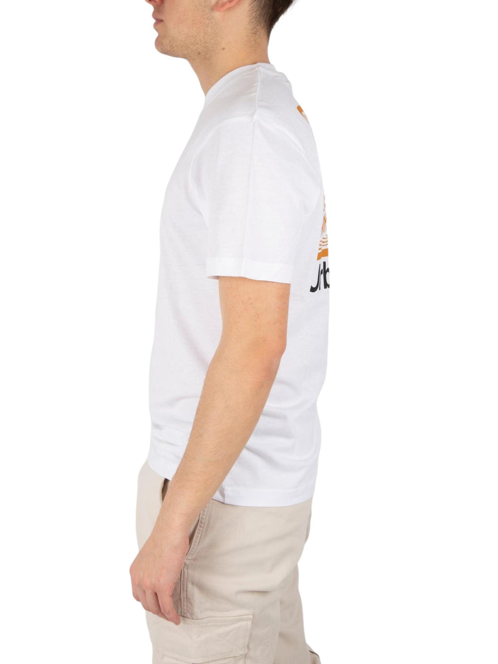 T-shirt Urban Ring Bianco stampa retro UR811033 BIANCO URBAN RING 
