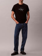 T-shirt Calvin Klein Nero Monologo LV04RB862G UB1 CALVIN KLEIN 
