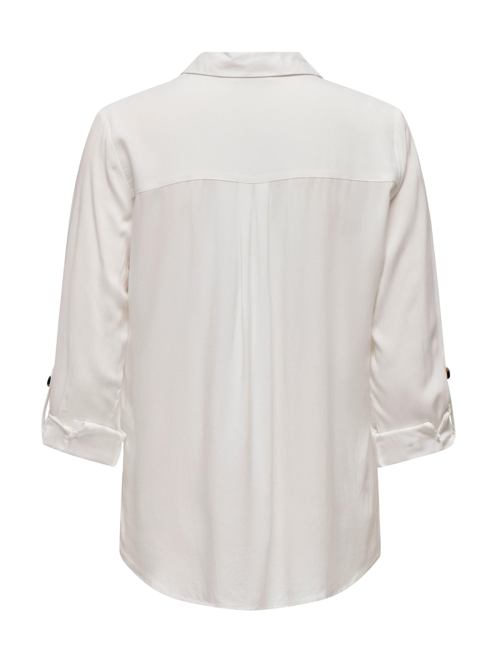 Camicia Only Yasmin Bianco con scollo a V 15281677 /Snow White ONLY 