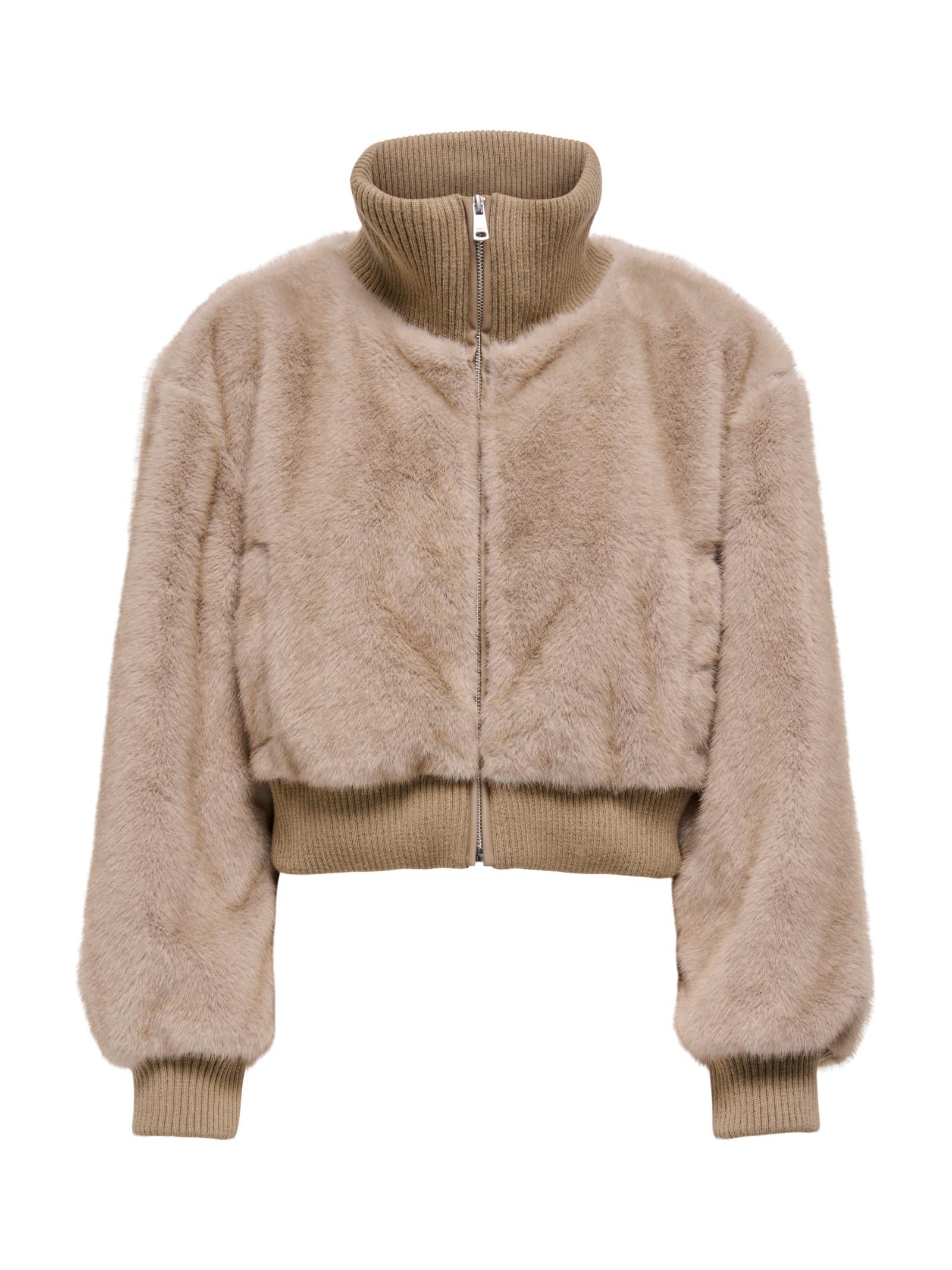 Giubbotto Only Wicky Beige collo alto 15349157 /String ONLY 