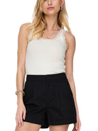 Top Only Bianco Sara pizzo 15345994 /Cloud Dancer ONLY 