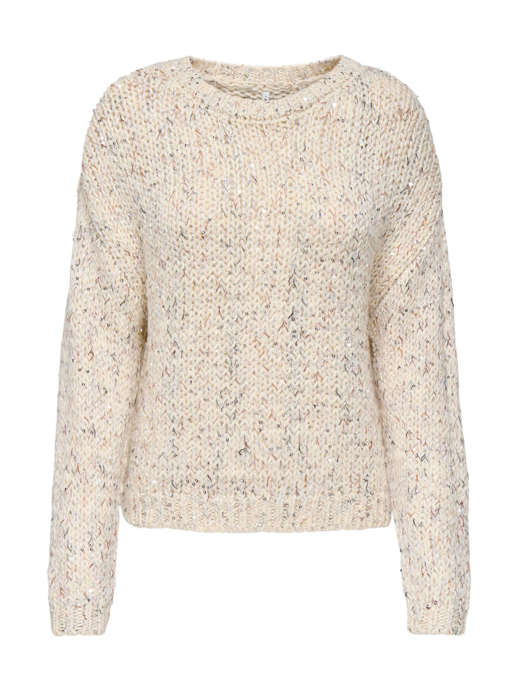 Maglia Only Winter Panna girocollo 15358405 /Egret ONLY 