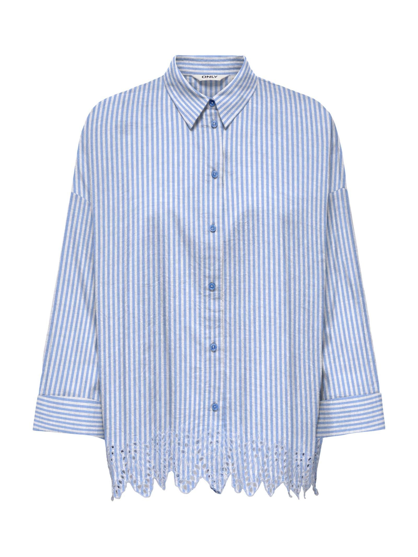 Camicia Only Graces Bianco riga sangallo 15343165 /Serenity ONLY 