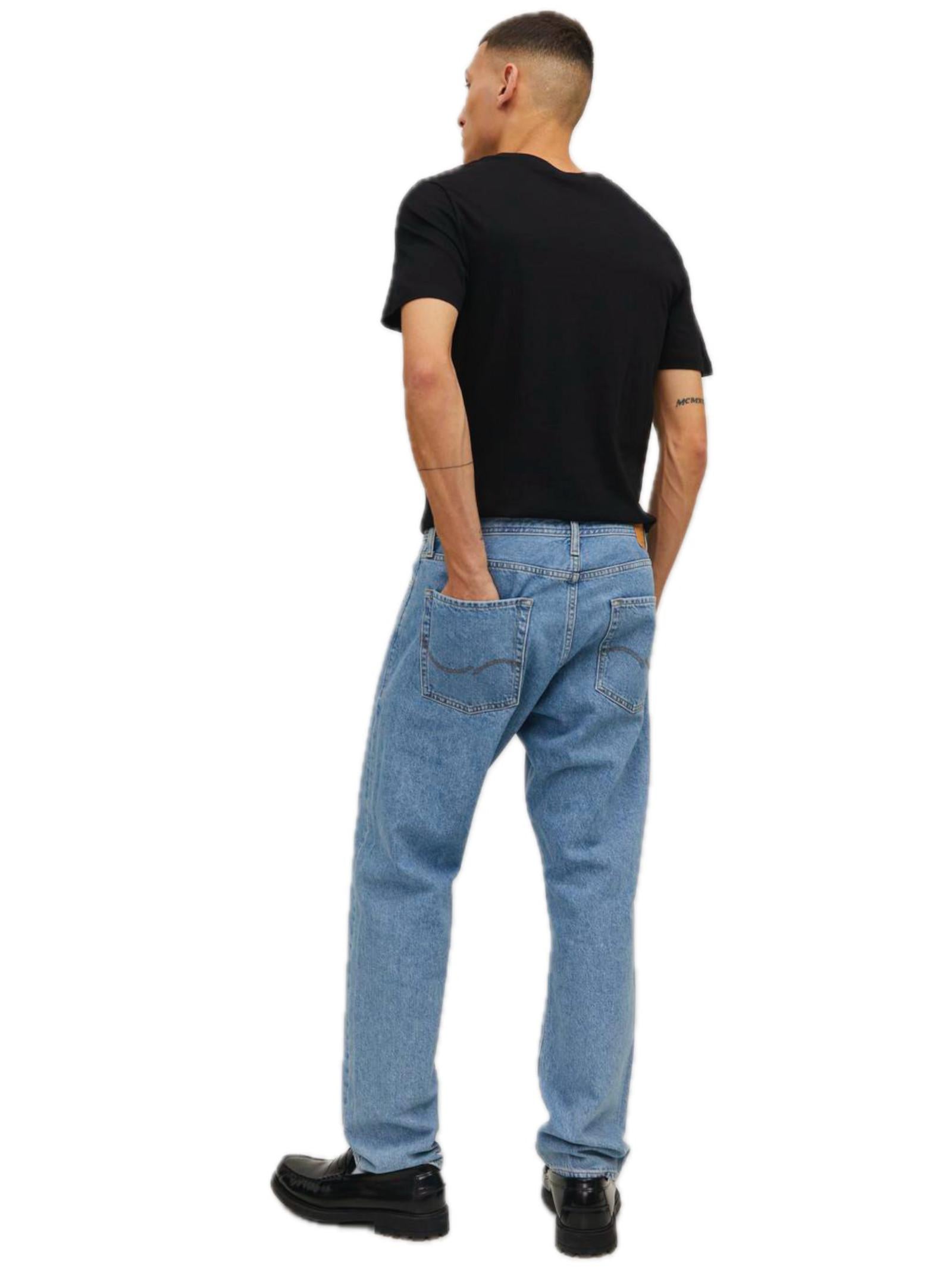 T-Shirt Jack & Jones Organic Nero manica corta basic 12156101 /Black JACK & JONES 