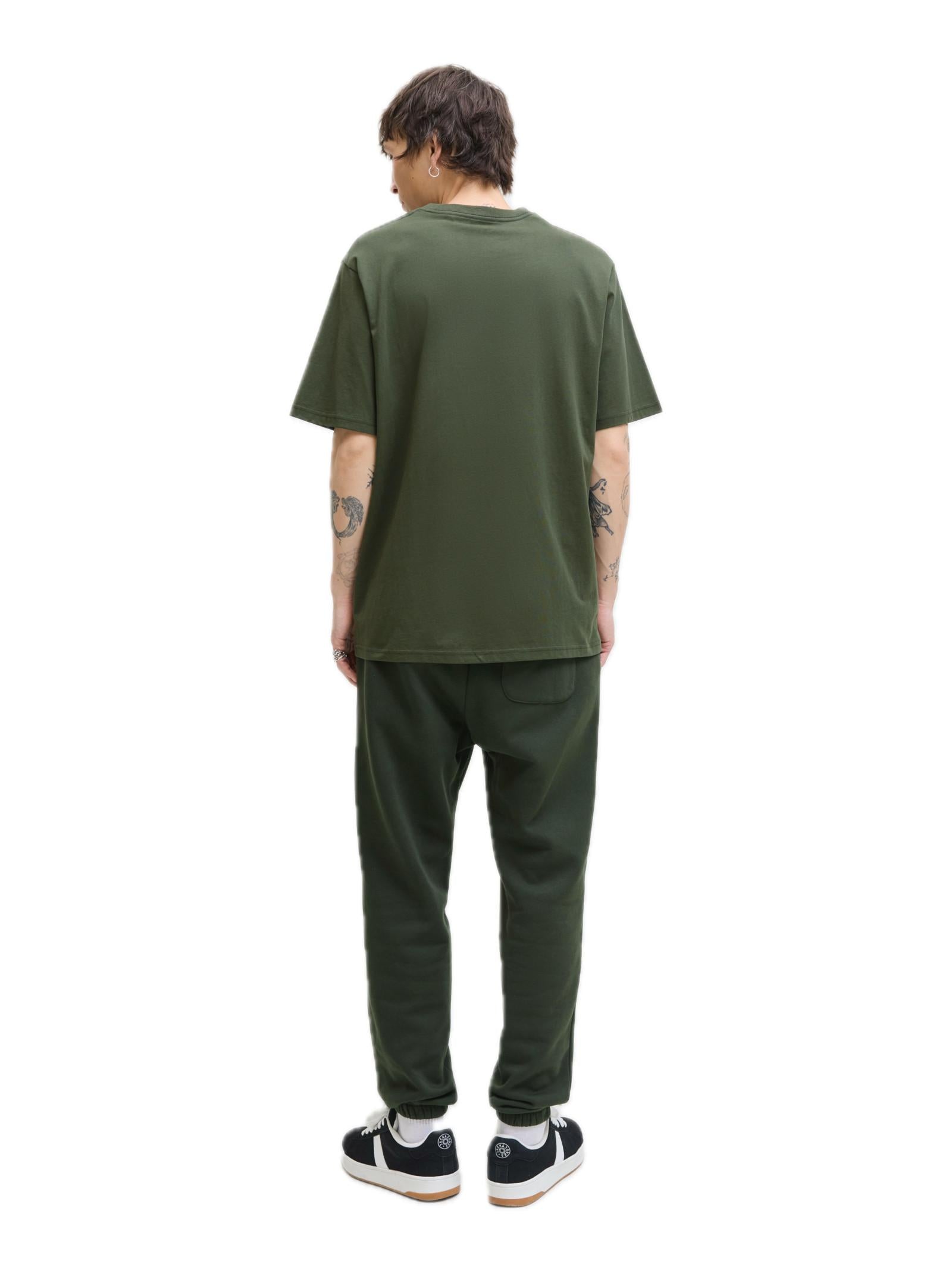 T-shirt Jack & Jones Soho Verde con mino logo gommato 12278787 /Duffel Bag JACK & JONES 